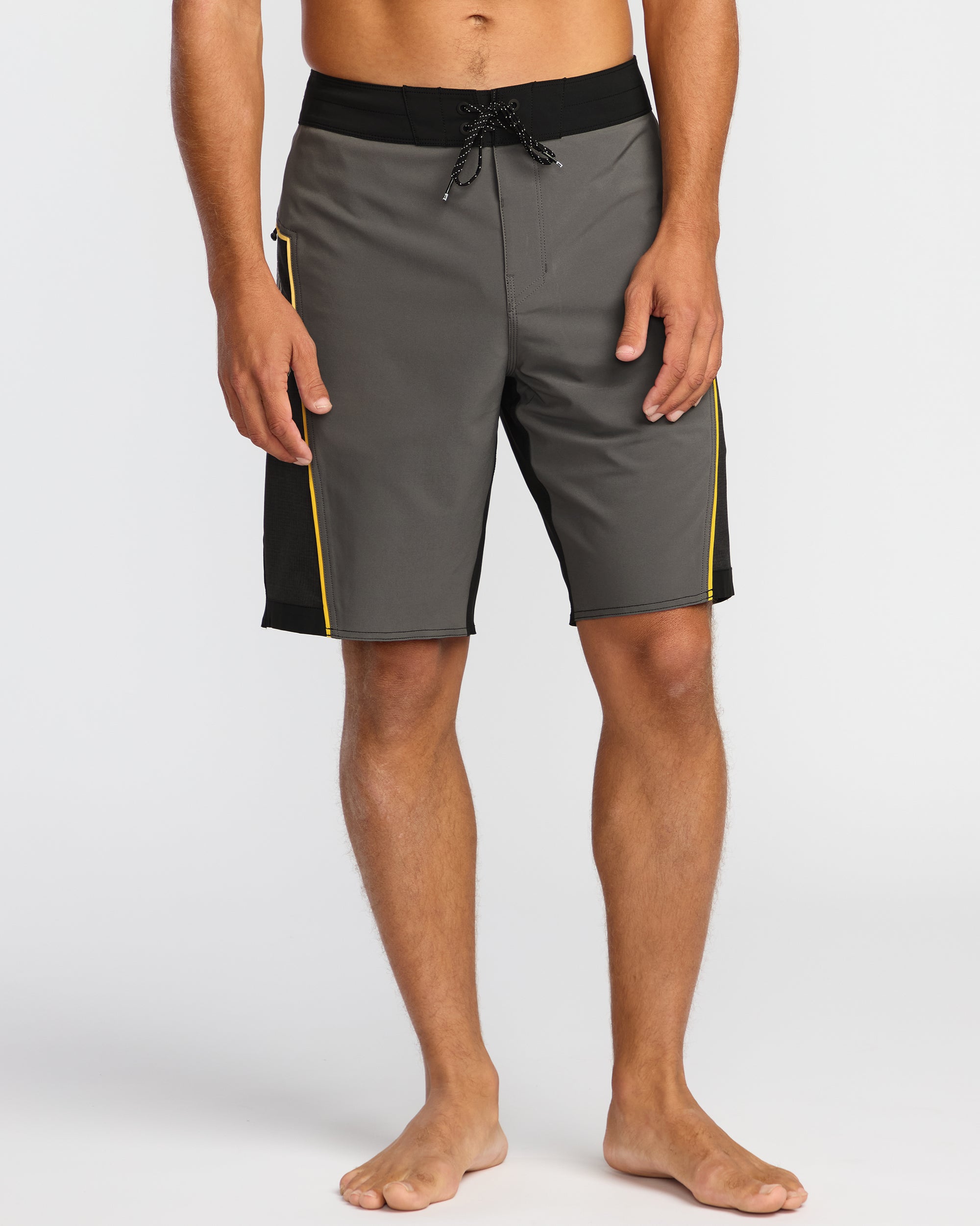 Straddie Pro Performance 20 Boardshorts - Pewter - Image 2