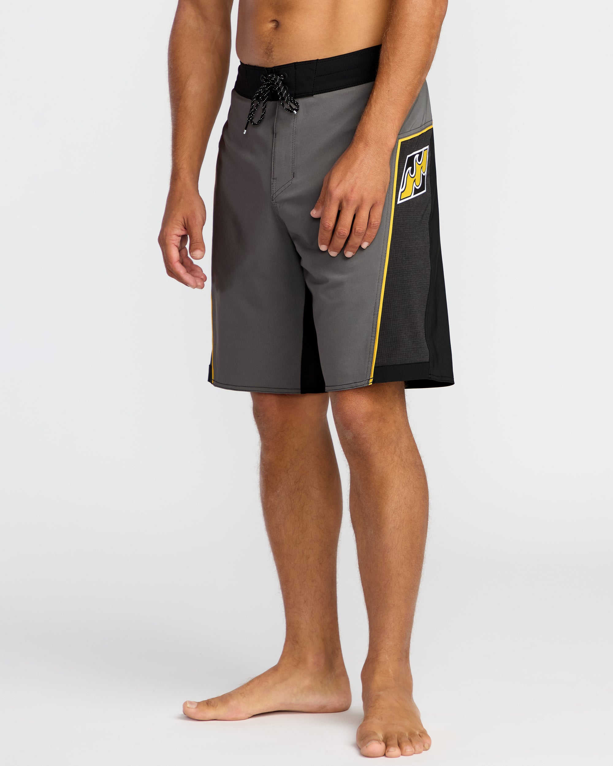 Straddie Pro Performance 20 Boardshorts - Pewter - Image 5