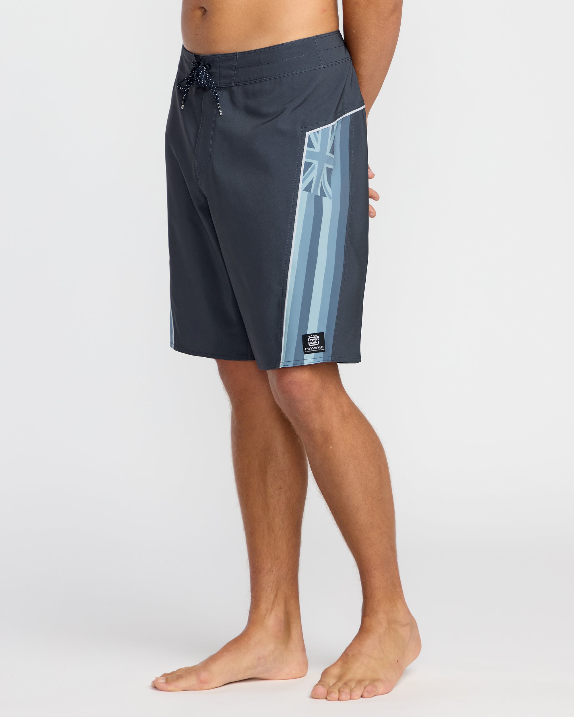 Straddie Pro Hi Boardshorts - Harbor Blue - Image 4