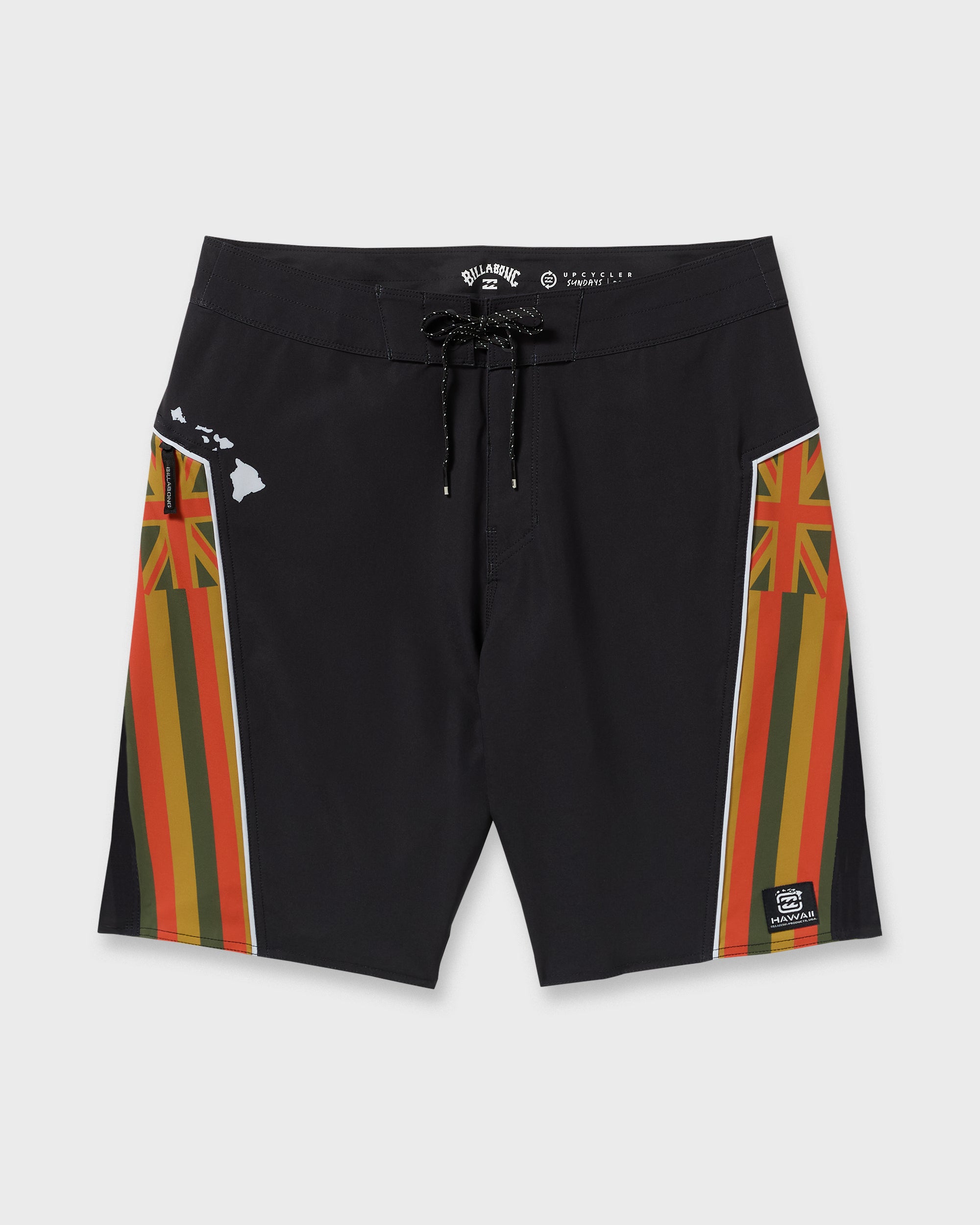 Straddie Pro Hi Boardshorts - Rasta - Image 8