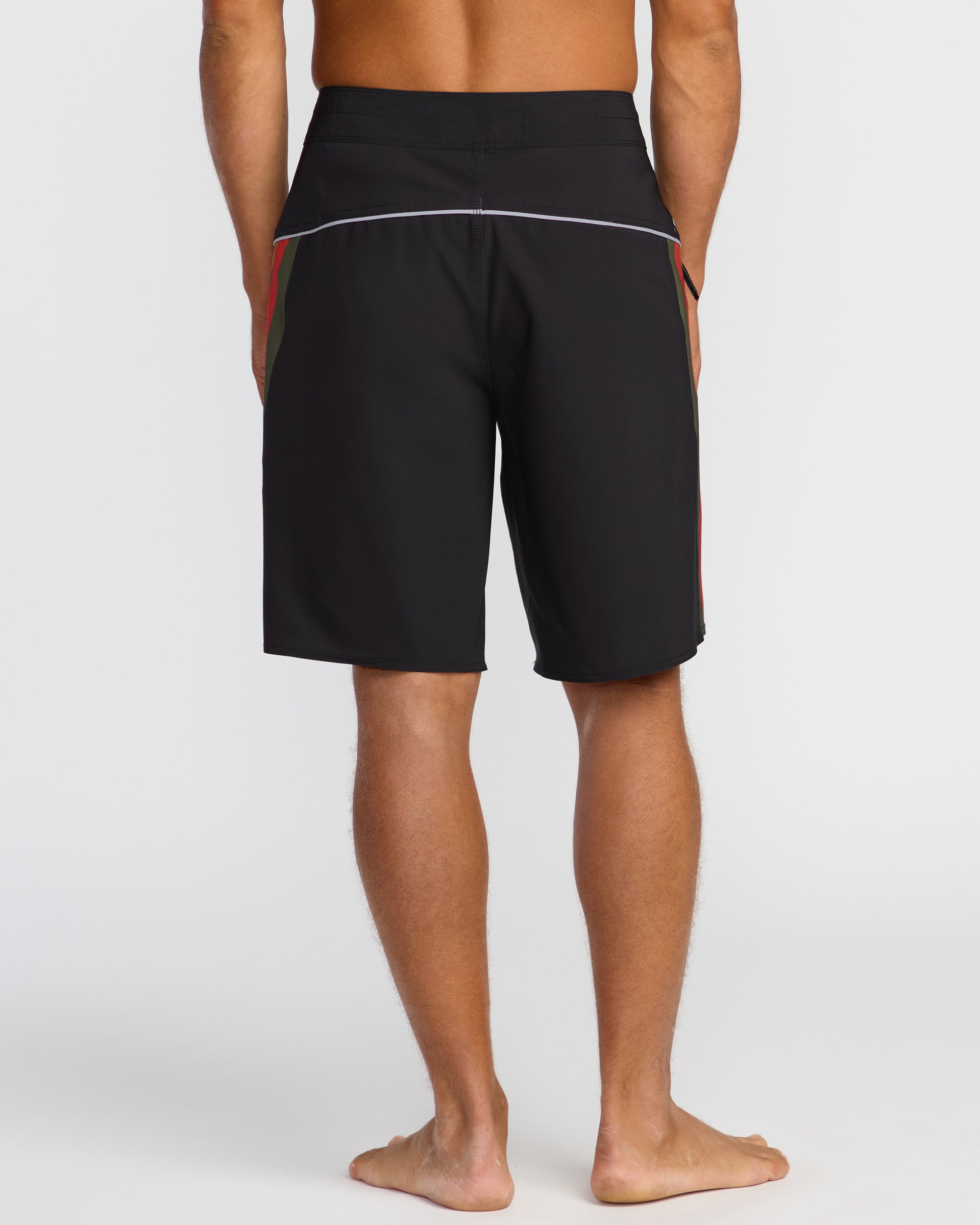 Straddie Pro Hi Boardshorts - Rasta - Image 2