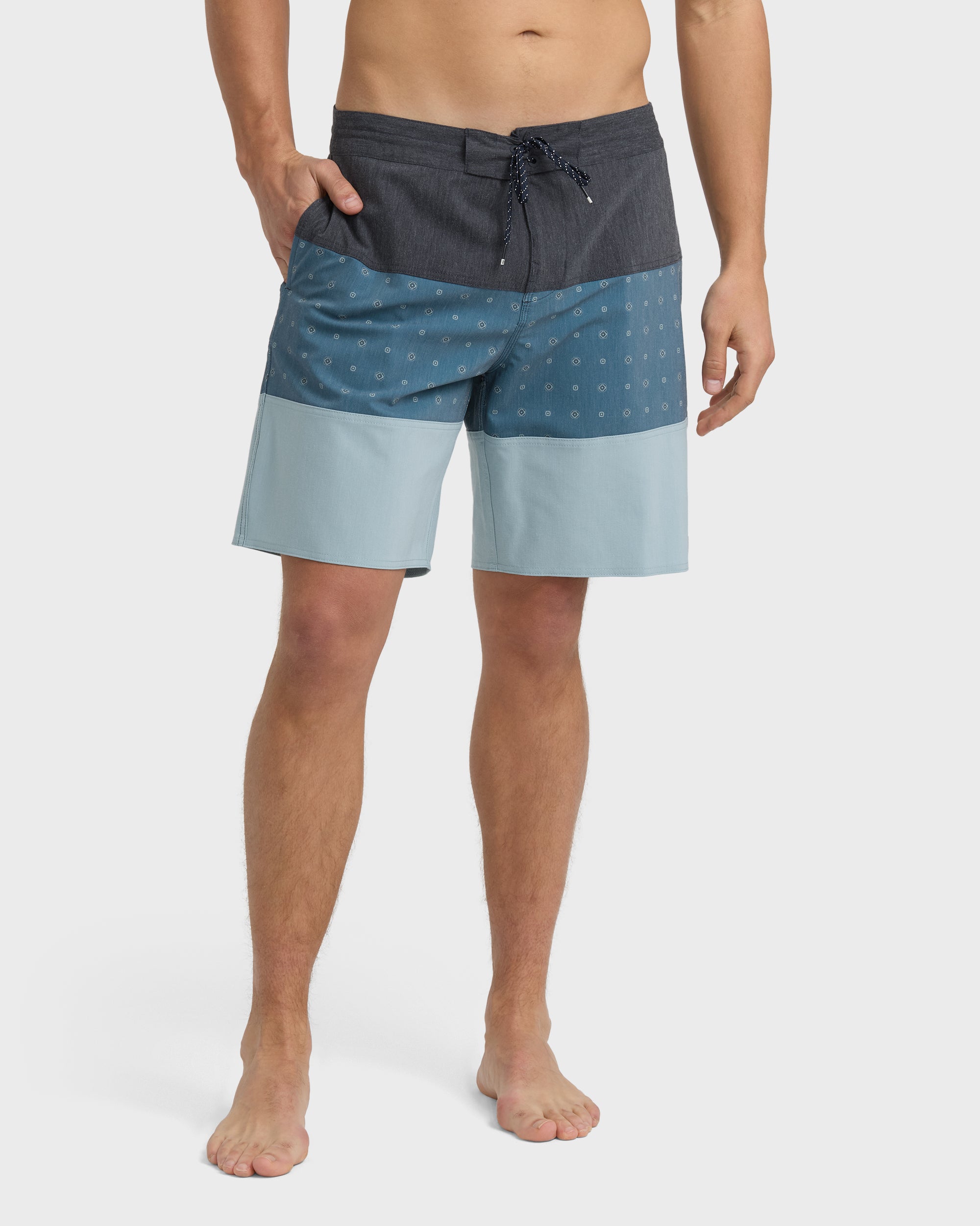 Tribong Lo Tide 19 Boardshorts - Real Teal