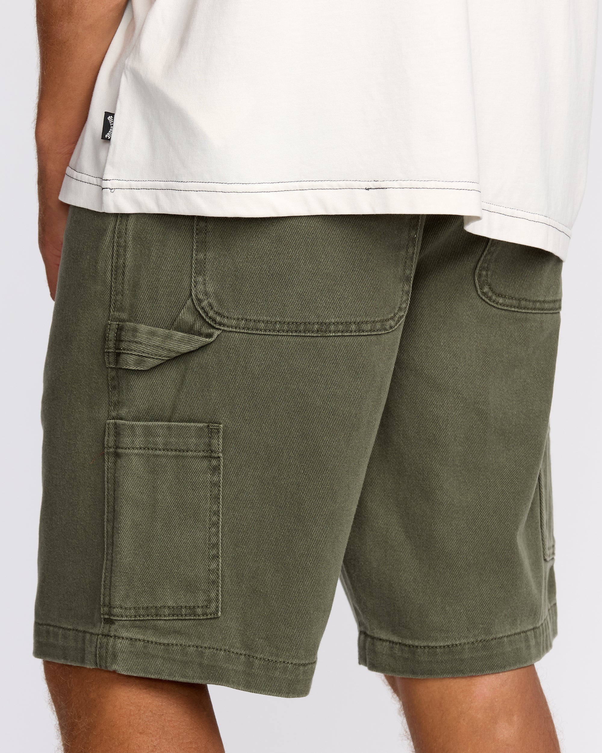 Bad Dog 21 Workwear Shorts - Dark Military - Image 6