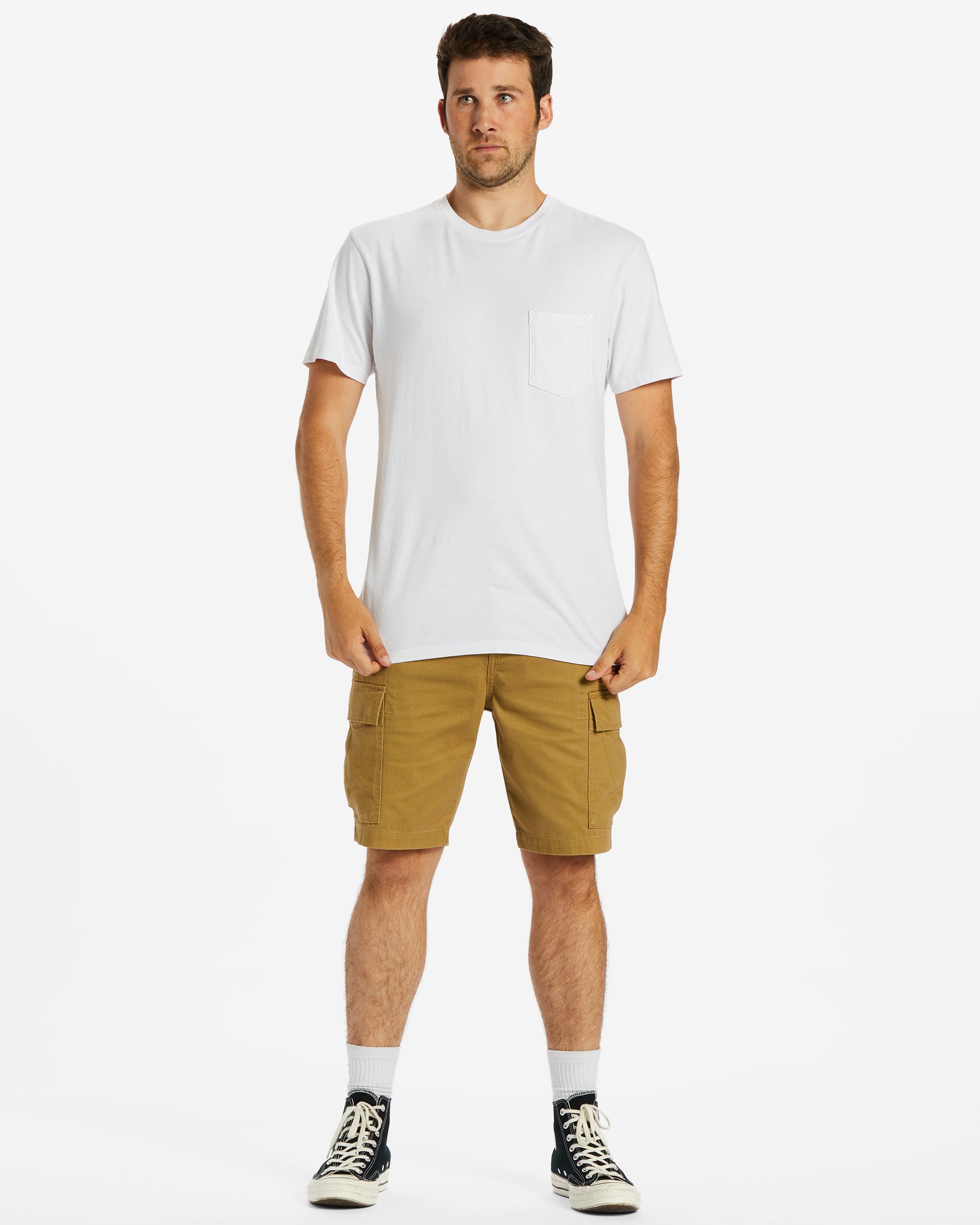 Combat Cargo 21 Shorts - Light Khaki - Image 5
