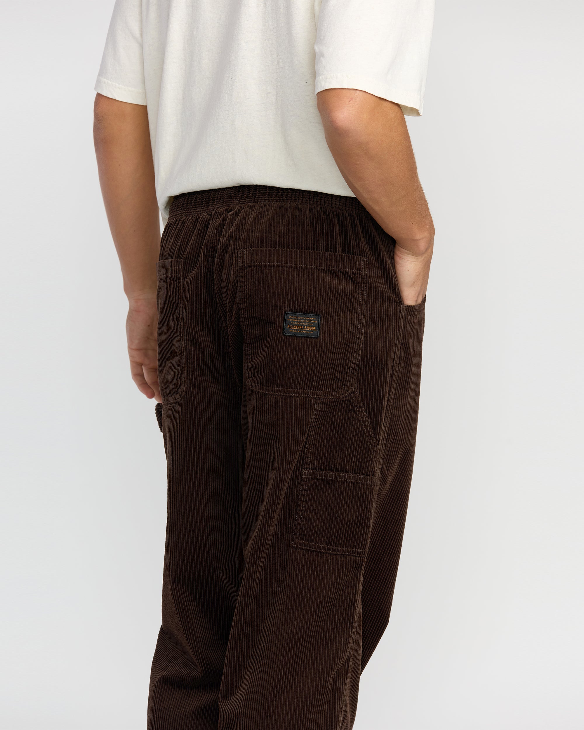 Larry Cord Garage Pants - Chocolate - Image 7
