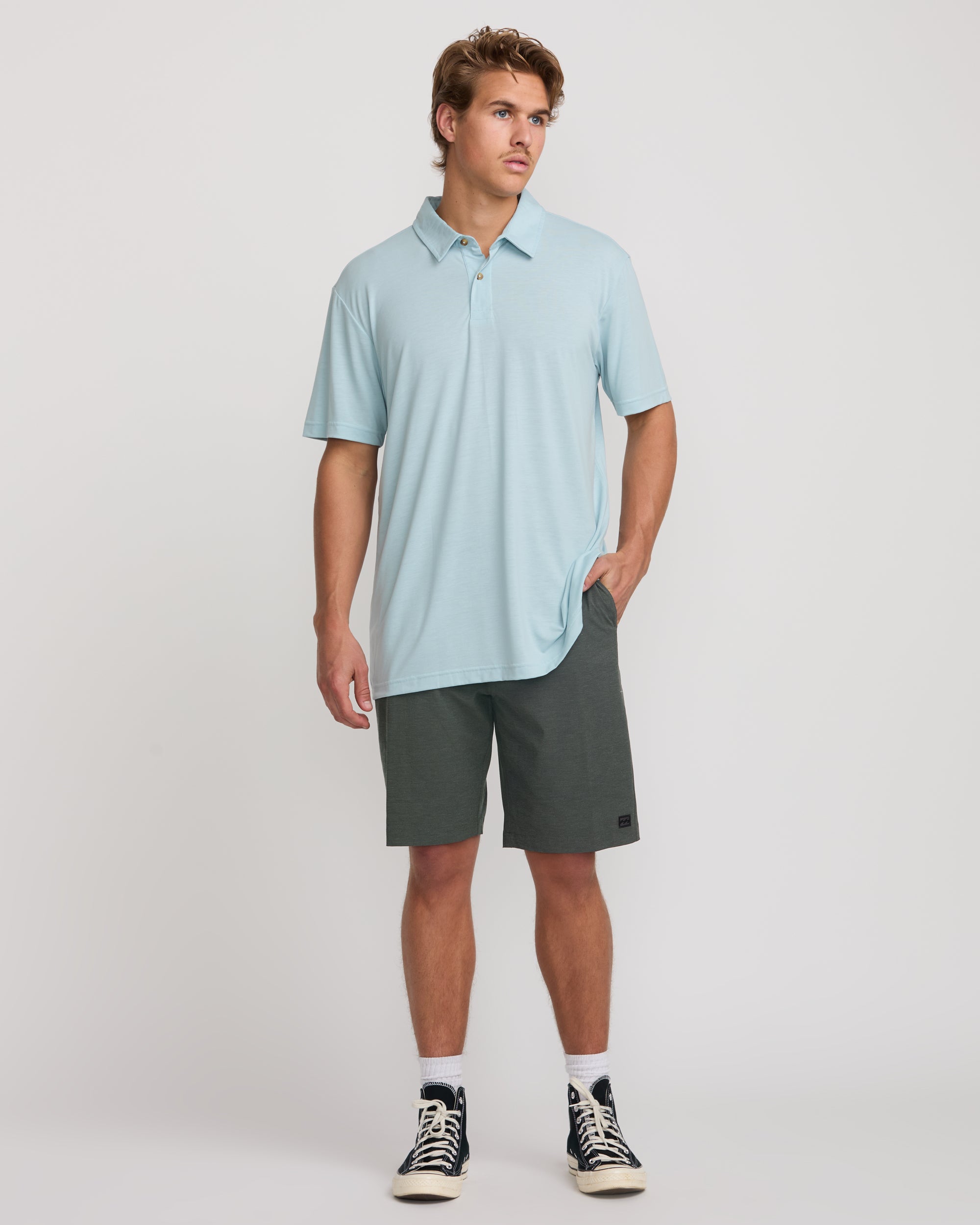 Crossfire Submersible 21 Hybrid Shorts - Asphalt - Image 5