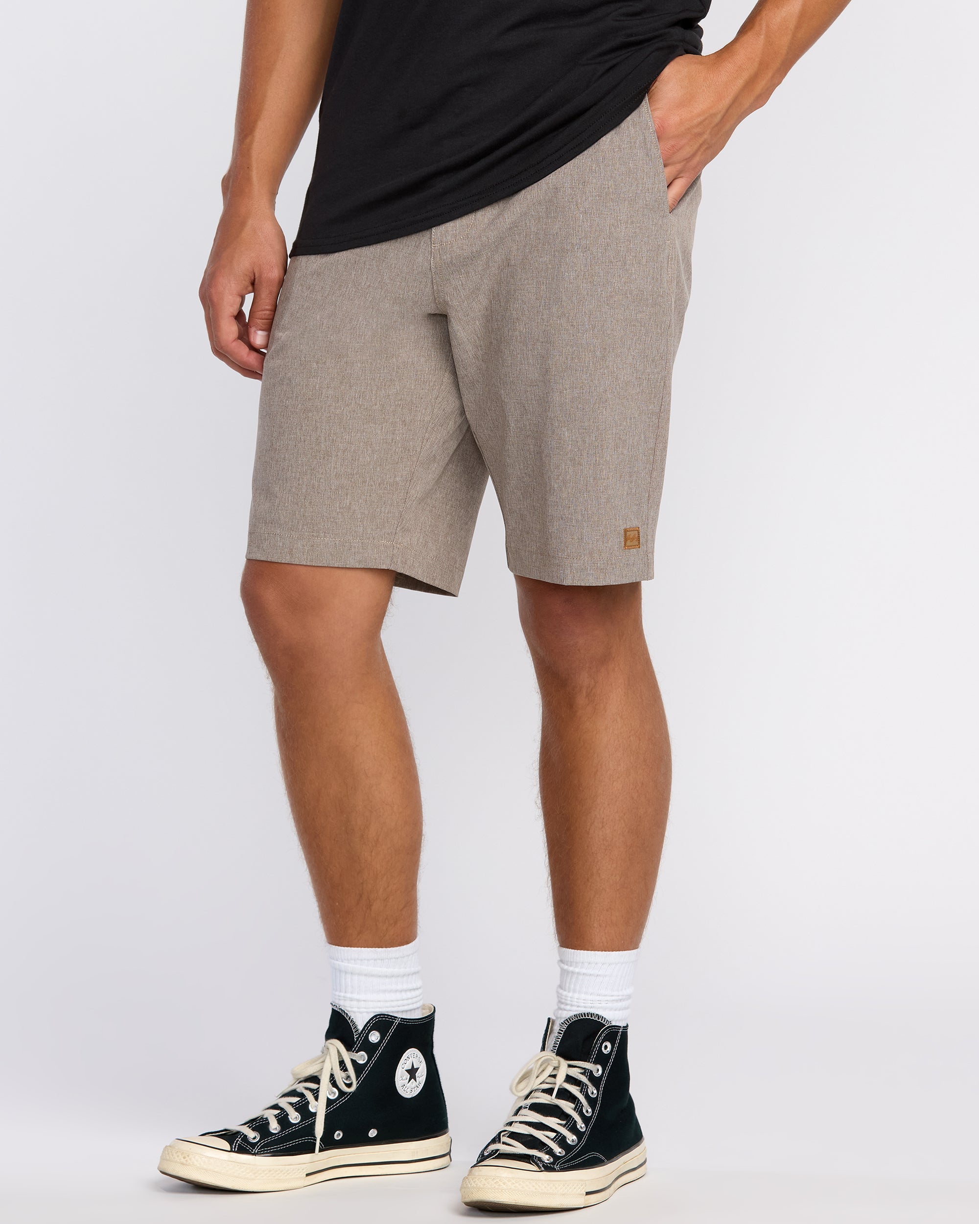Crossfire Submersible 21 Hybrid Shorts - Tobacco - Image 3
