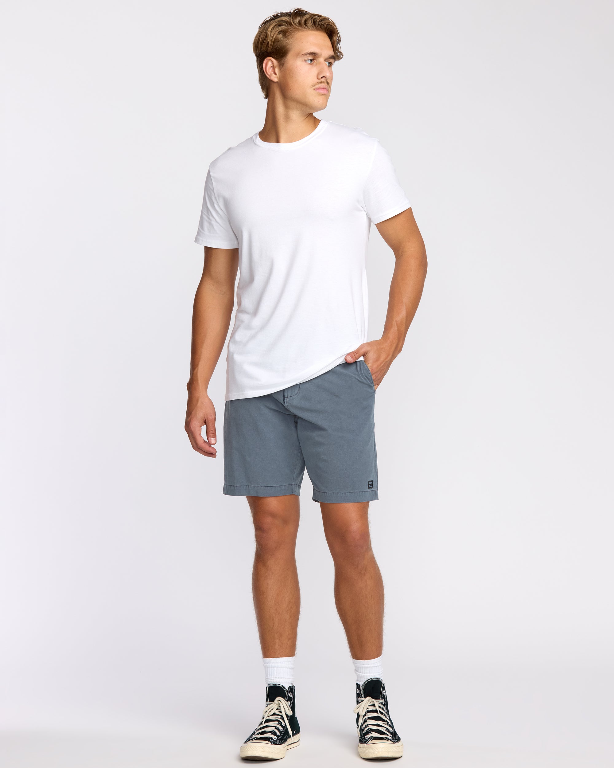 Crossfire Wave Wash Submersible 18 Hybrid Shorts - Midnight Blue - Image 6