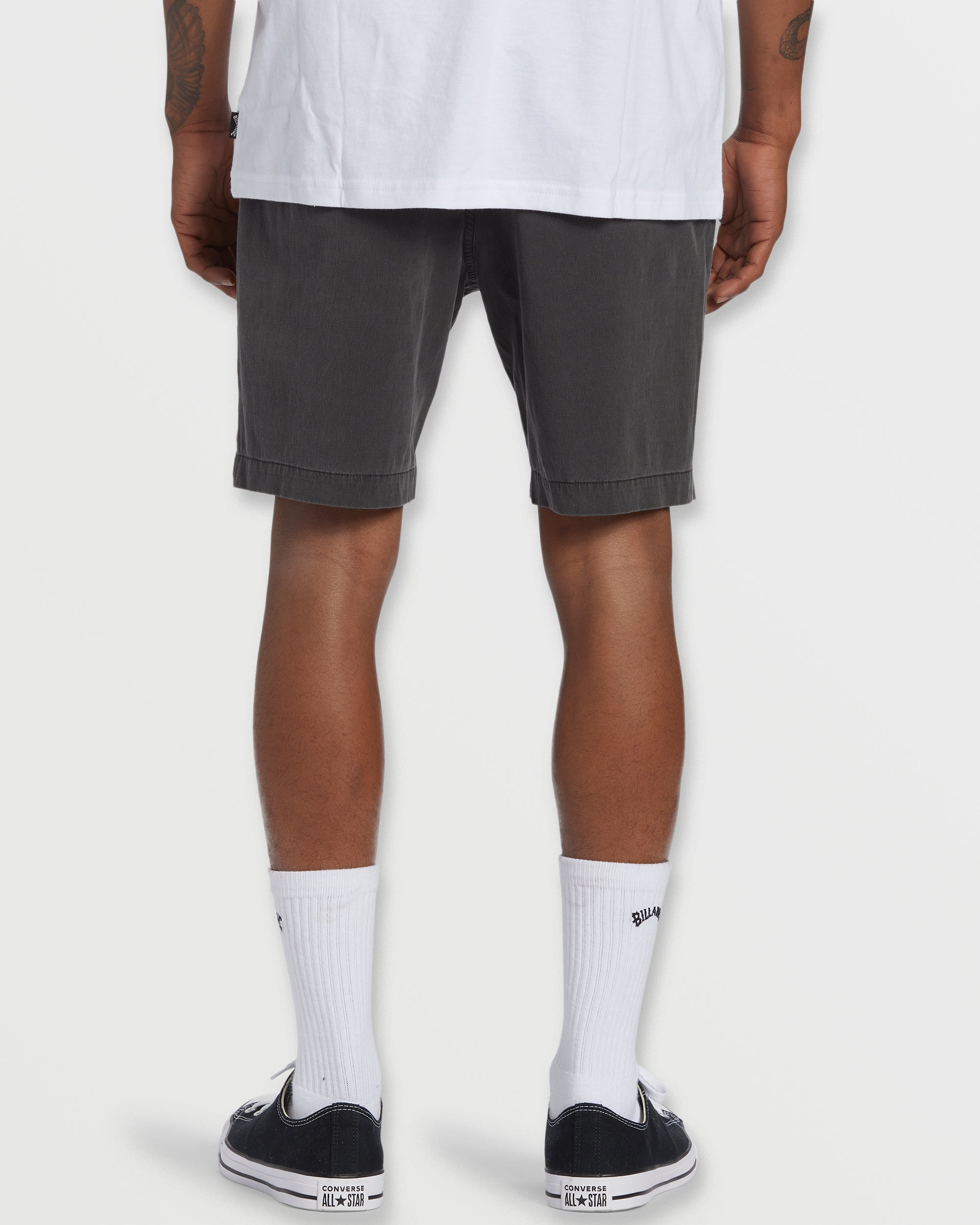 Crossfire Wave Wash Submersible 18 Hybrid Shorts - Washed Black - Image 5