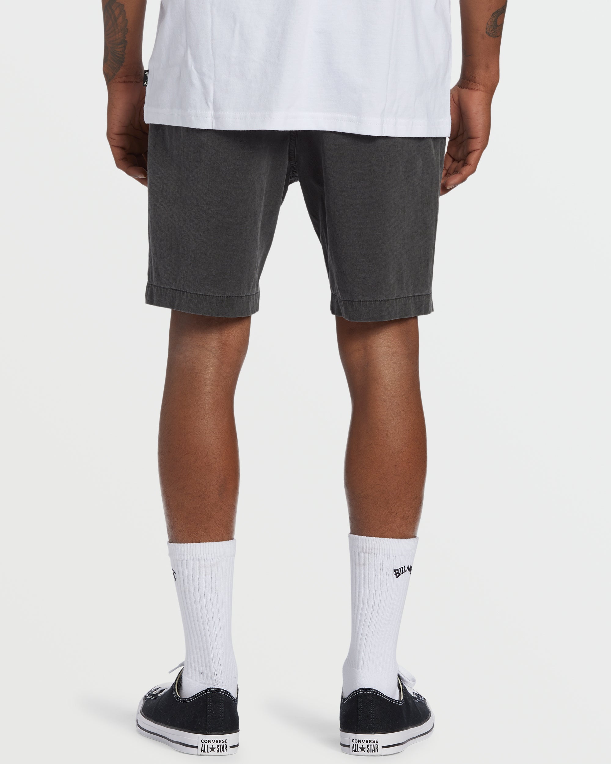 Crossfire Wave Wash Submersible 18 Hybrid Shorts - Washed Black - Image 3