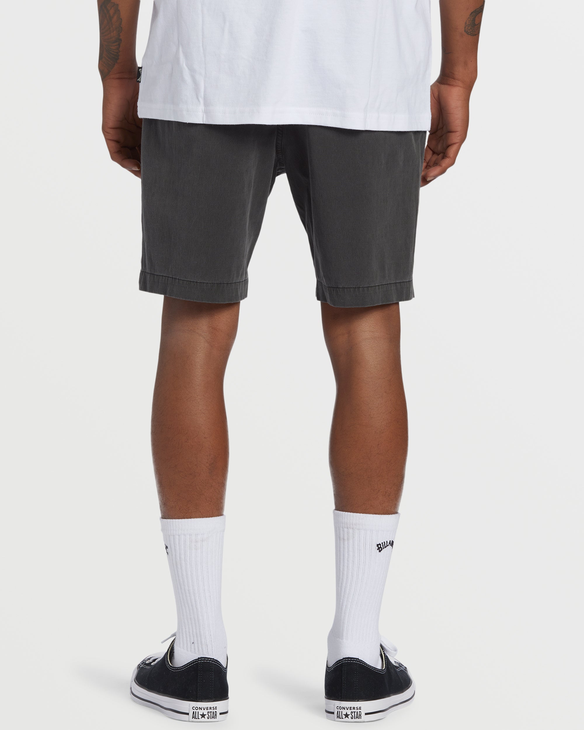 Crossfire Wave Wash Submersible 18 Hybrid Shorts - Washed Black - Image 4