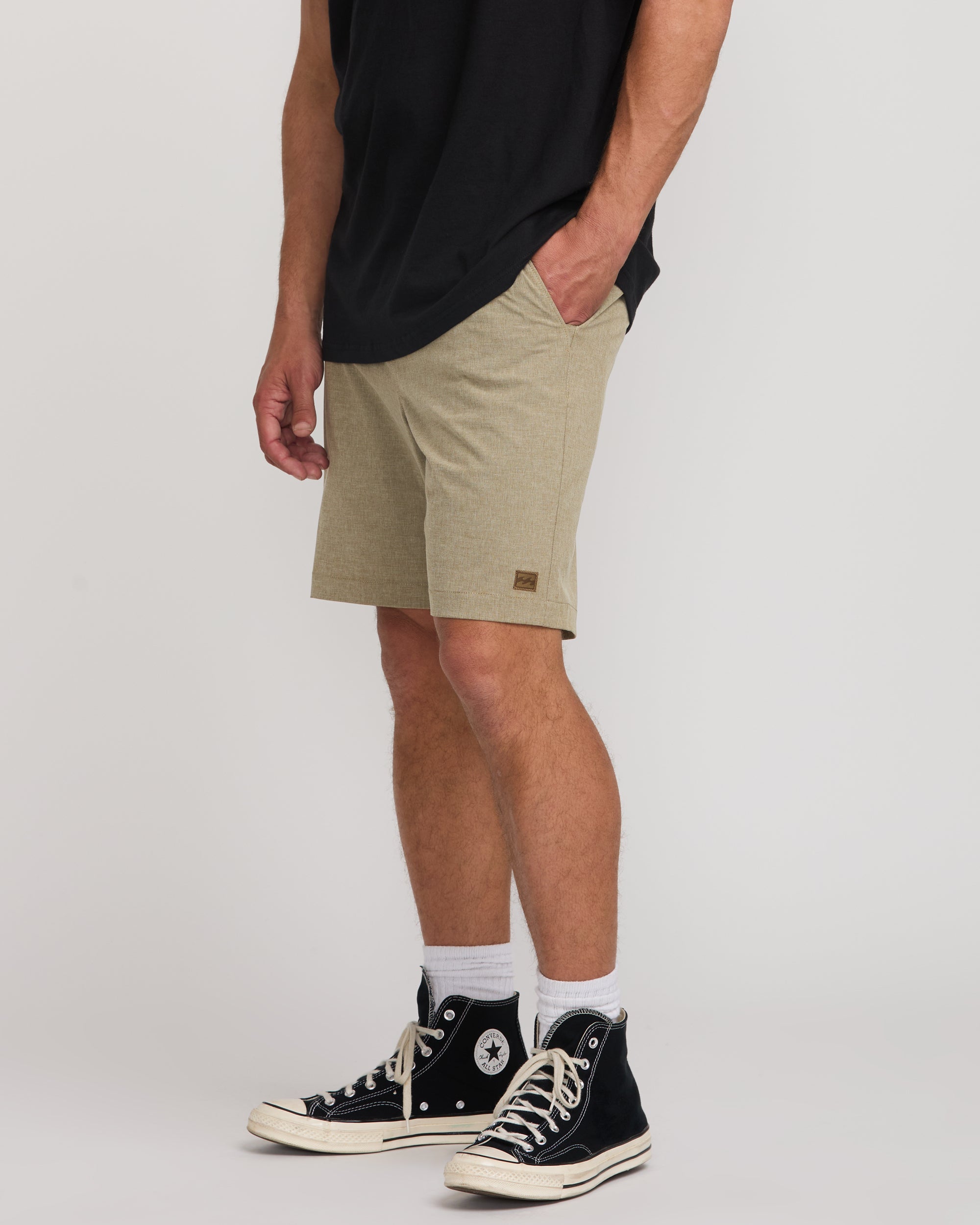 Crossfire Submersible 19 Hybrid Shorts - Khaki - Image 6