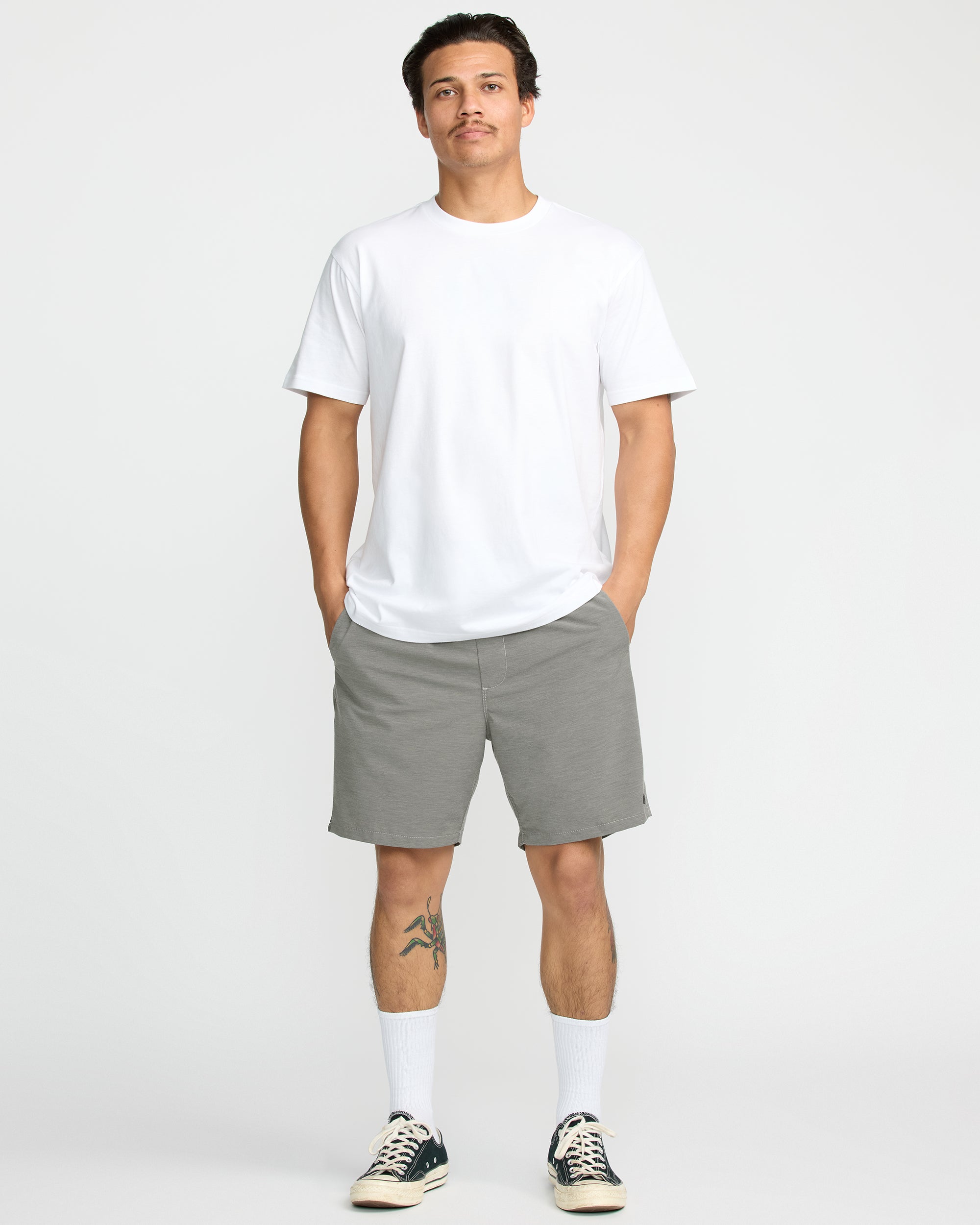 Surftrek Transit Elastic 17 Hybrid Shorts - Pewter - Image 3