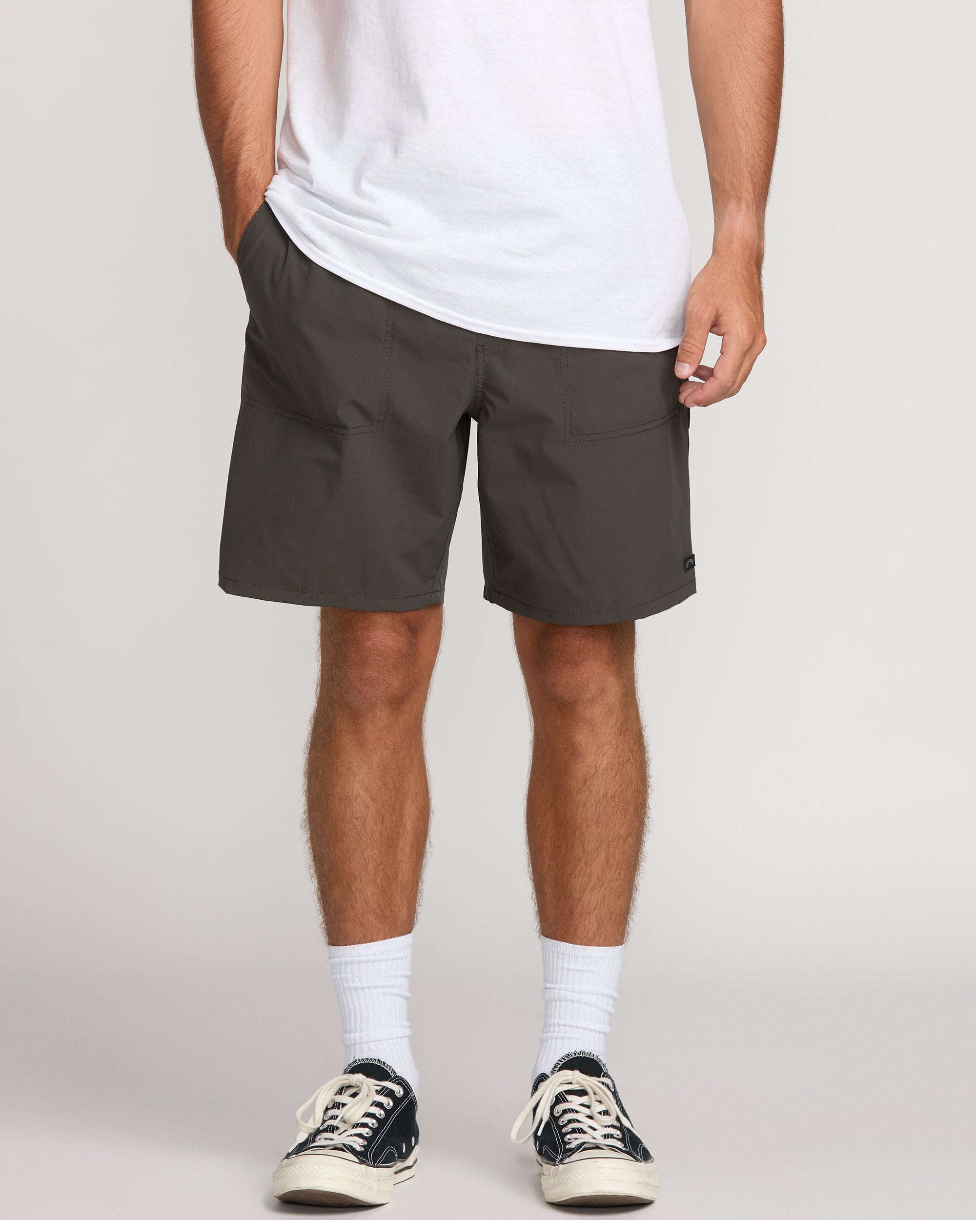 Surftrek Utility Elastic 18 Hybrid Shorts - Raven