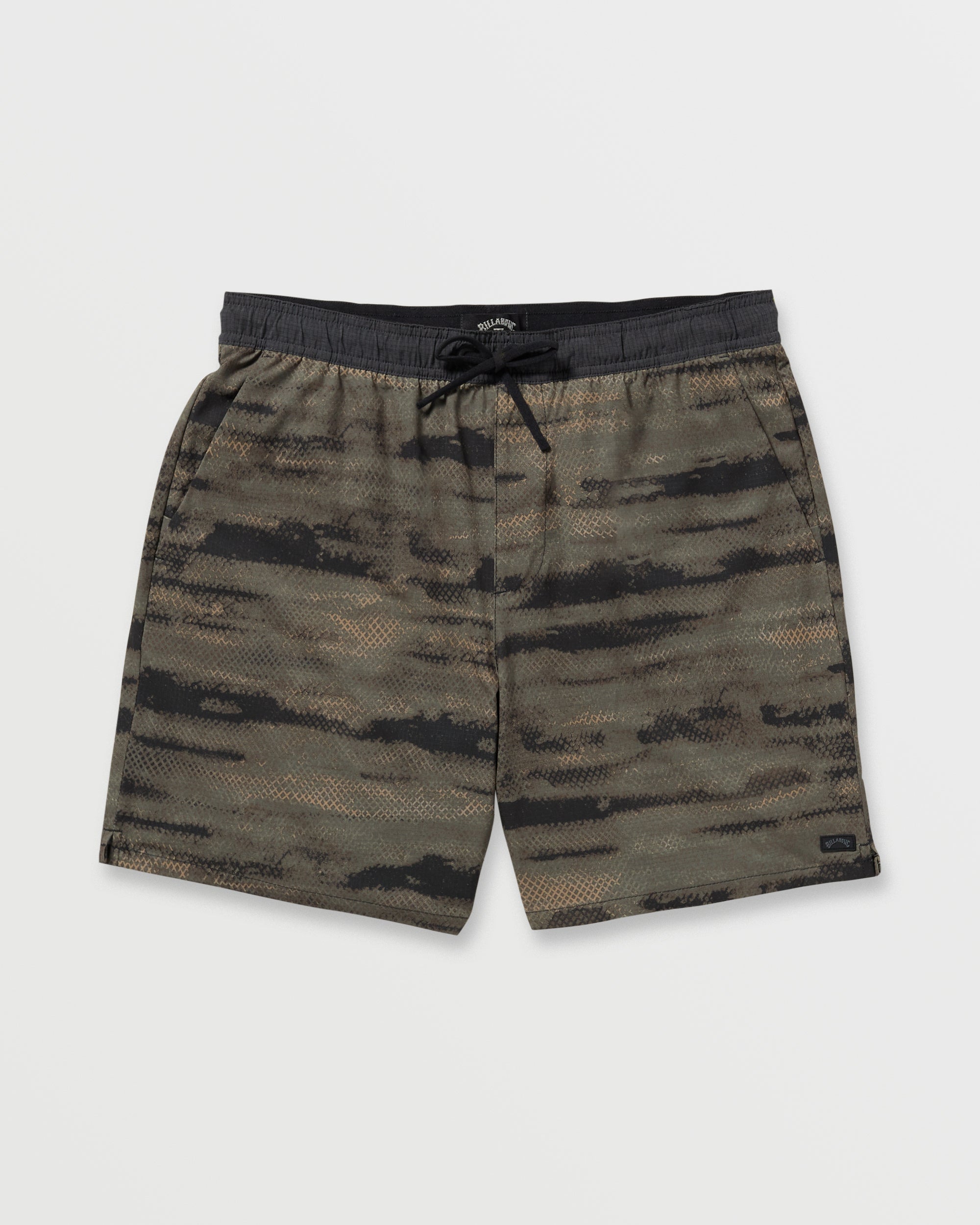 Surftrek Perforated Elastic 17 Hybrid Shorts - Dark Military - Image 3