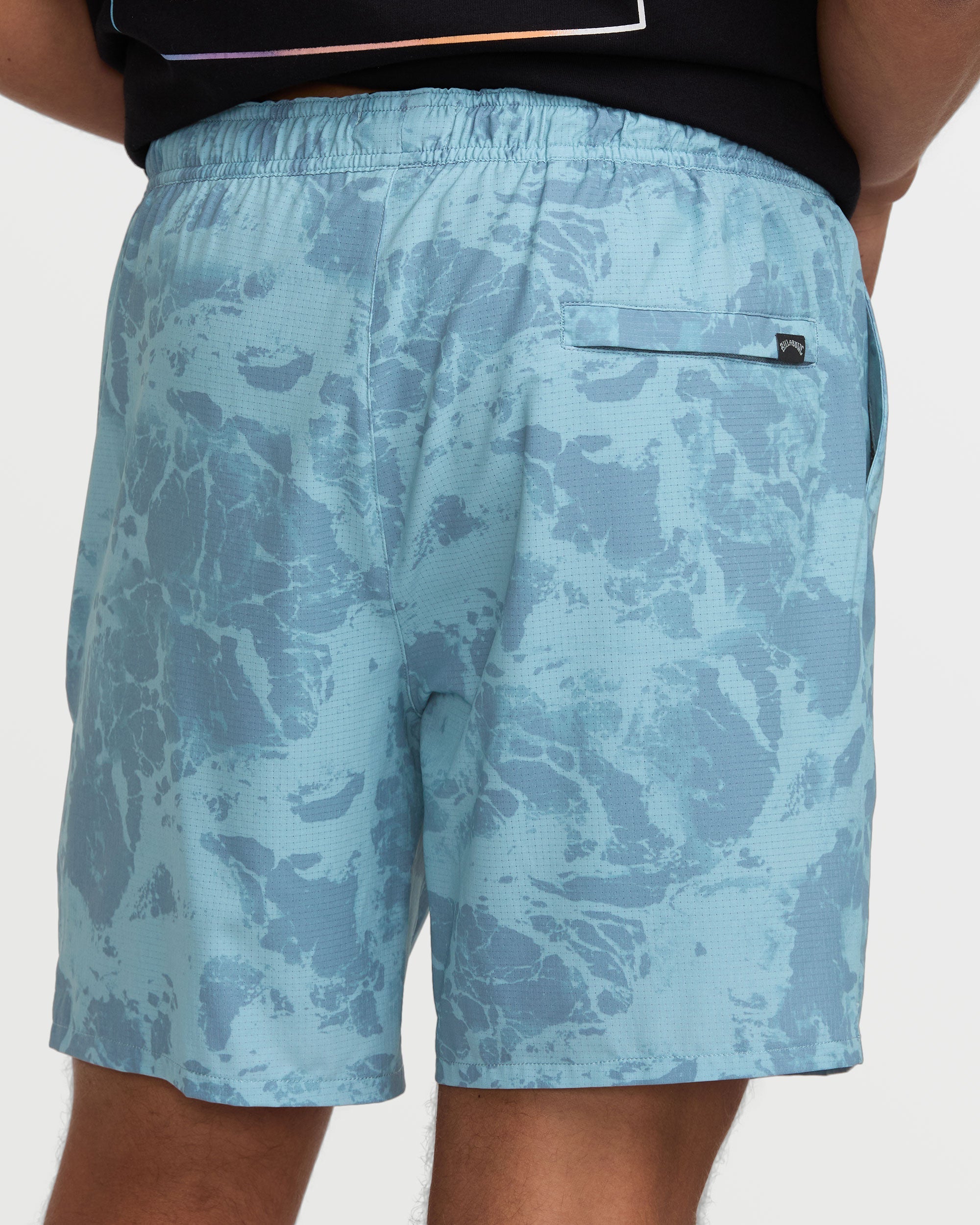 Surftrek Perforated Elastic 17 Hybrid Shorts - Glacier Blue - Image 4