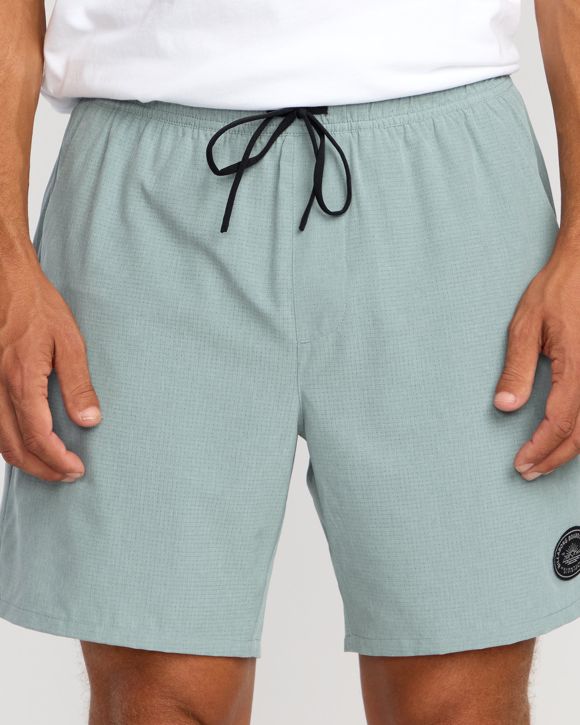 Surftrek Perforated Elastic 17 Hybrid Shorts - Sea Blue - Image 6