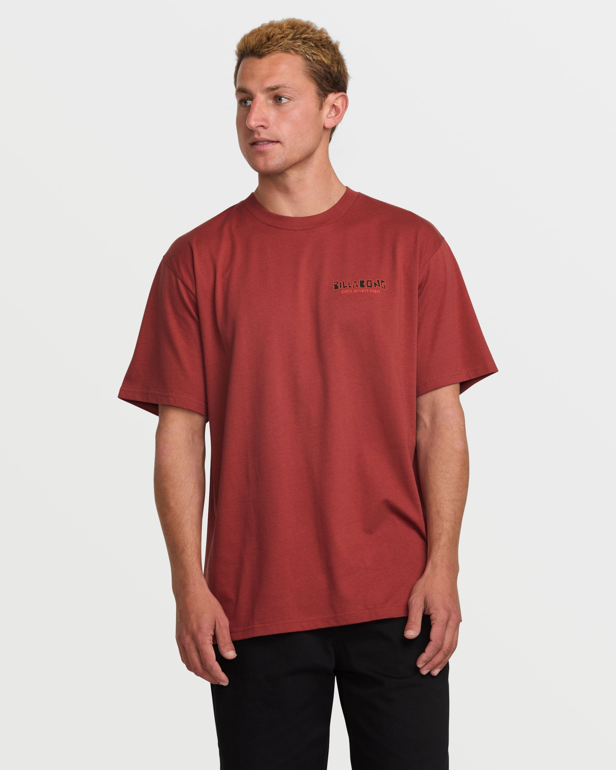 Twin Peaks Regular Tee - Dusty Red - Image 2