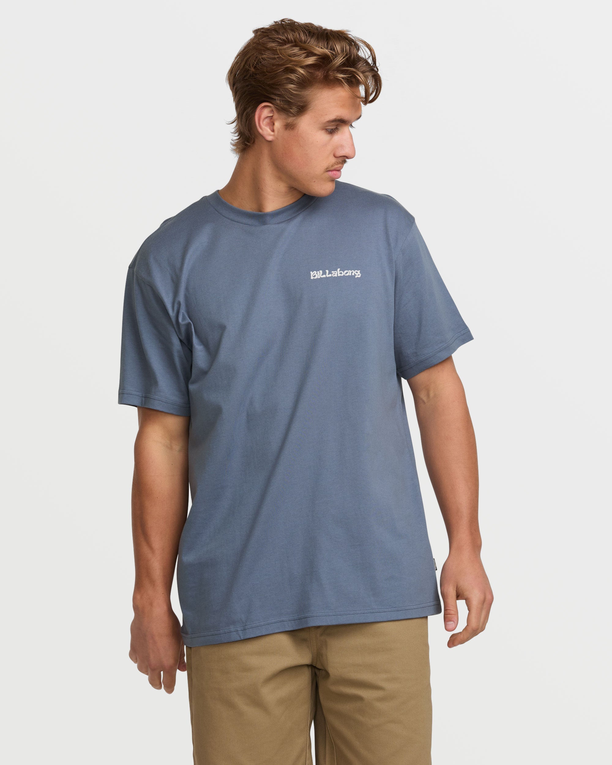 Trouble In Paradise Premium Tee - Slate Blue - Image 2