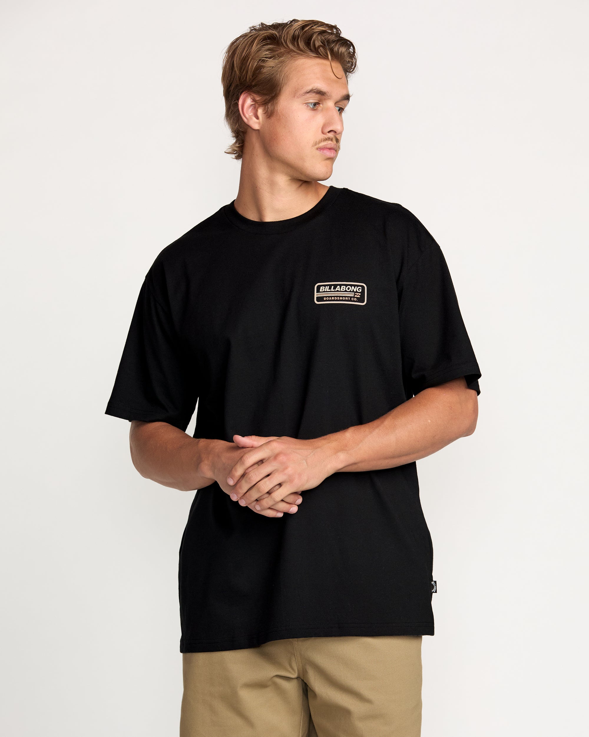 Walled Regular Tee - Black