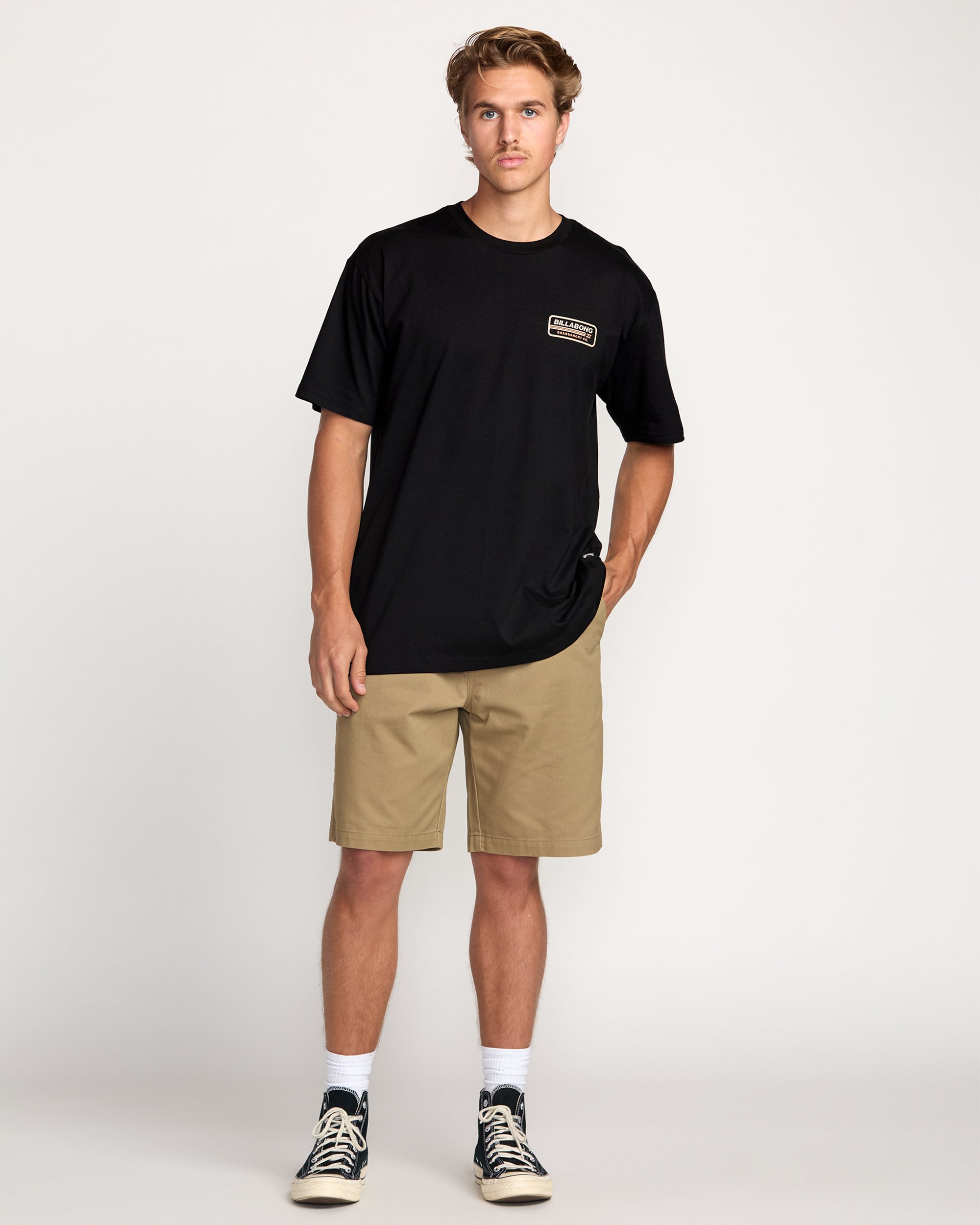 Walled Regular Tee - Black - Image 5