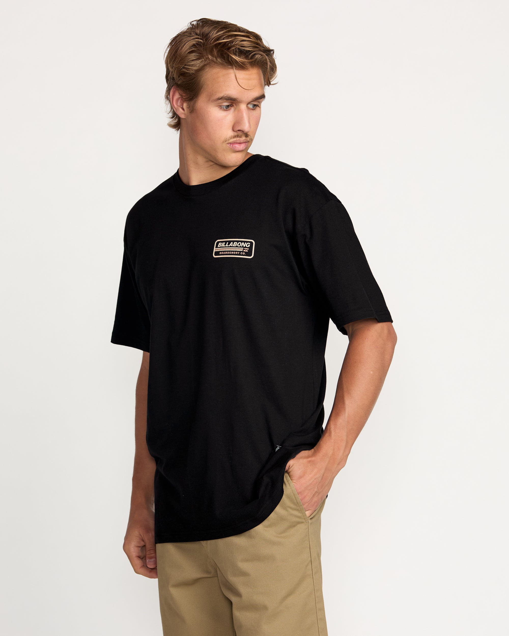 Walled Regular Tee - Black - Image 6