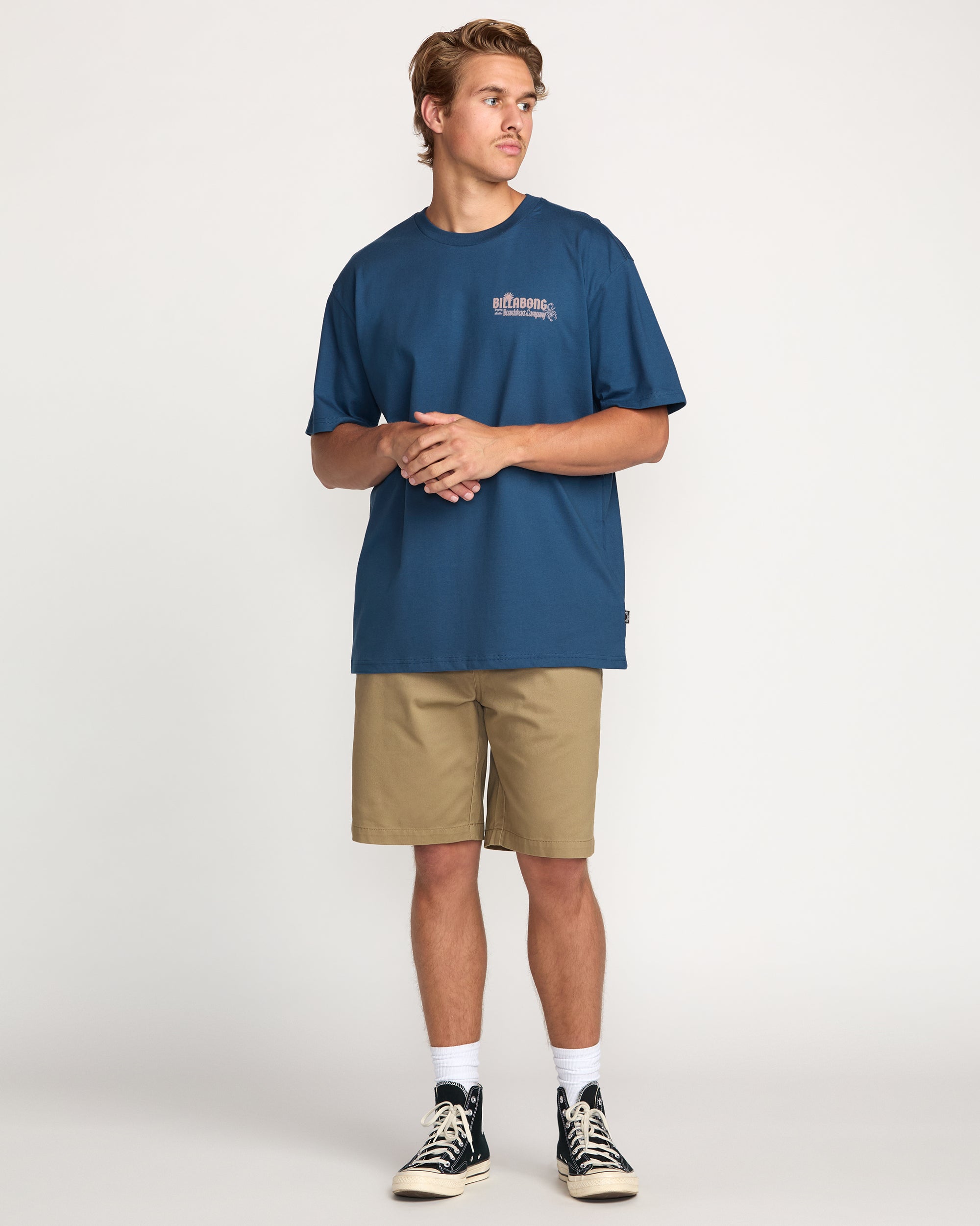 The Hunt Regular Tee - Deep Blue - Image 5