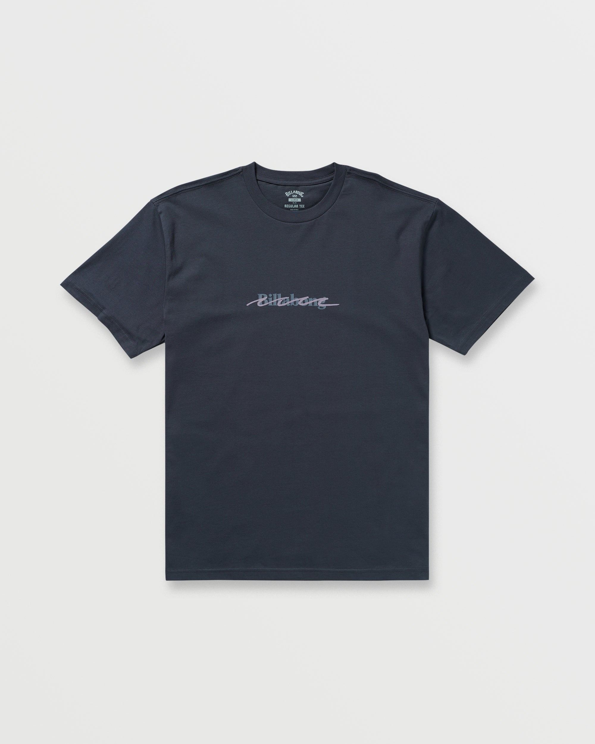 Triple Up Regular Tee - Aged Indigo - Image 3