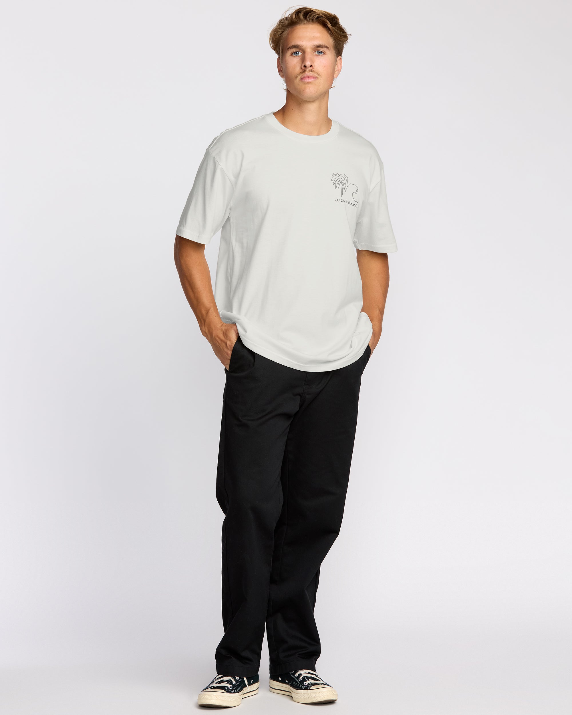 Scenes Regular Short Sleeve T-Shirt - Off White - Image 6