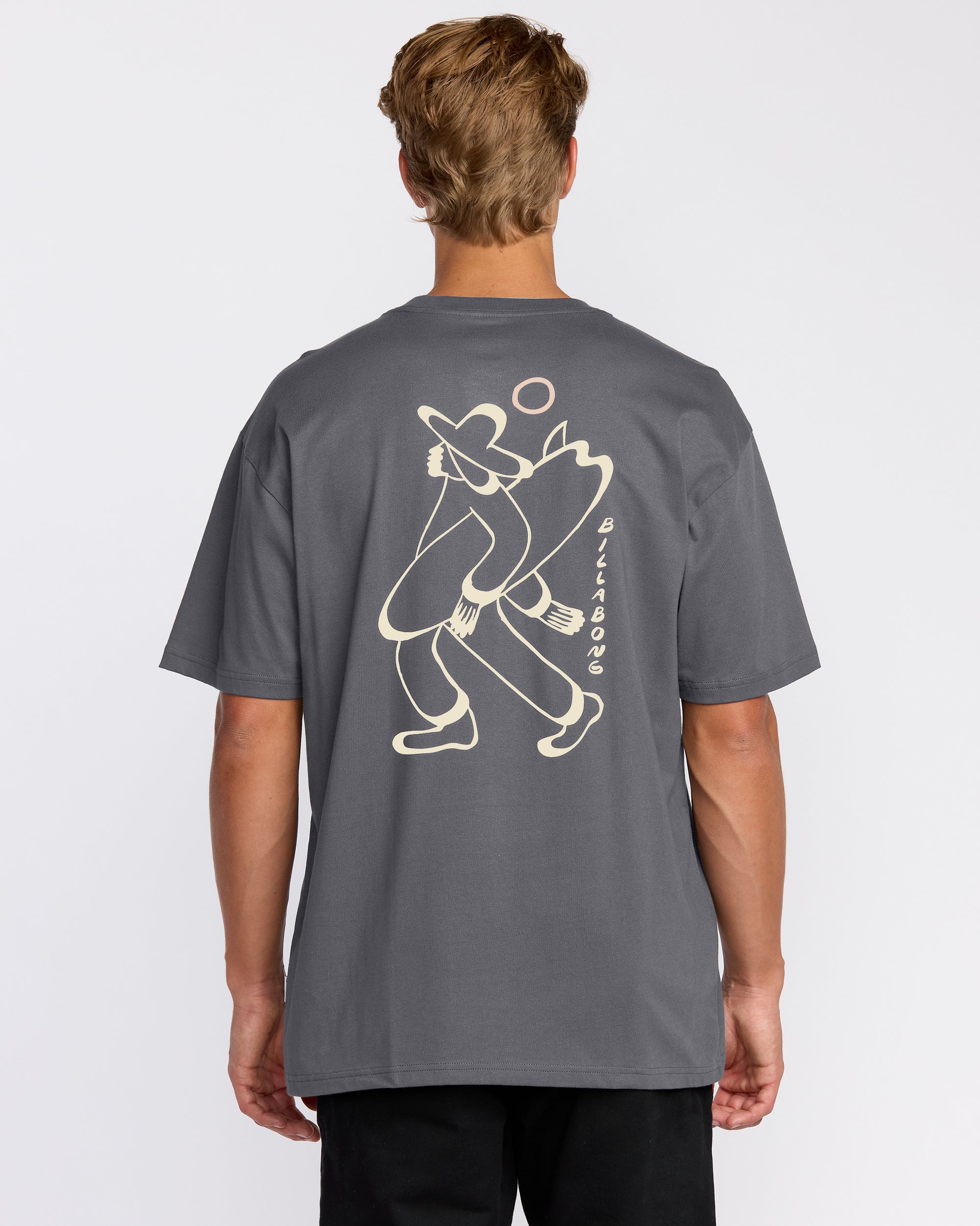 Up The Beach Regular Short Sleeve T-Shirt - Char - Image 4