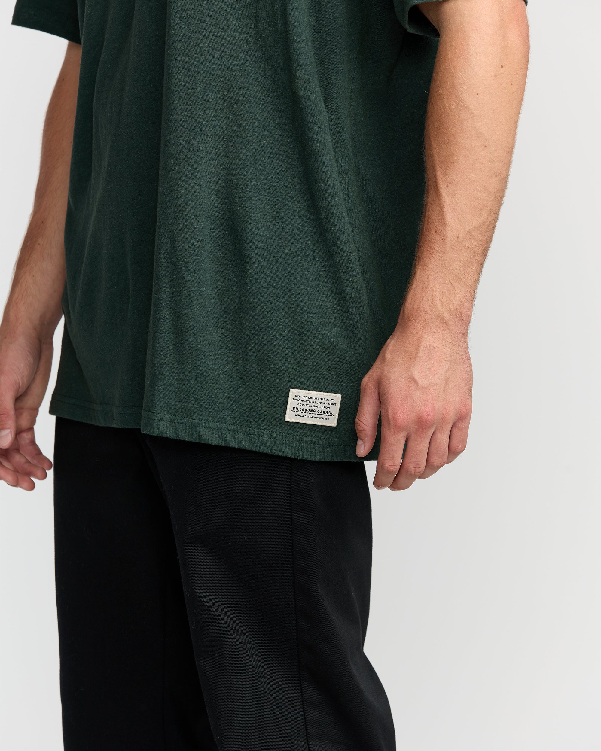 Austin Garage Regular Pocket Short Sleeve T-Shirt - Teal - Image 6