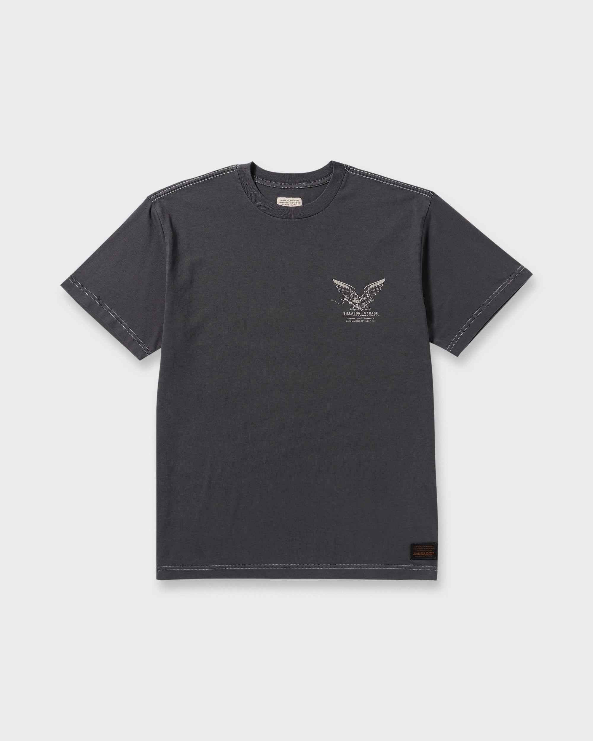 Bird Of Prey Garage OG Short Sleeve T-Shirt - Washed Black - Image 4