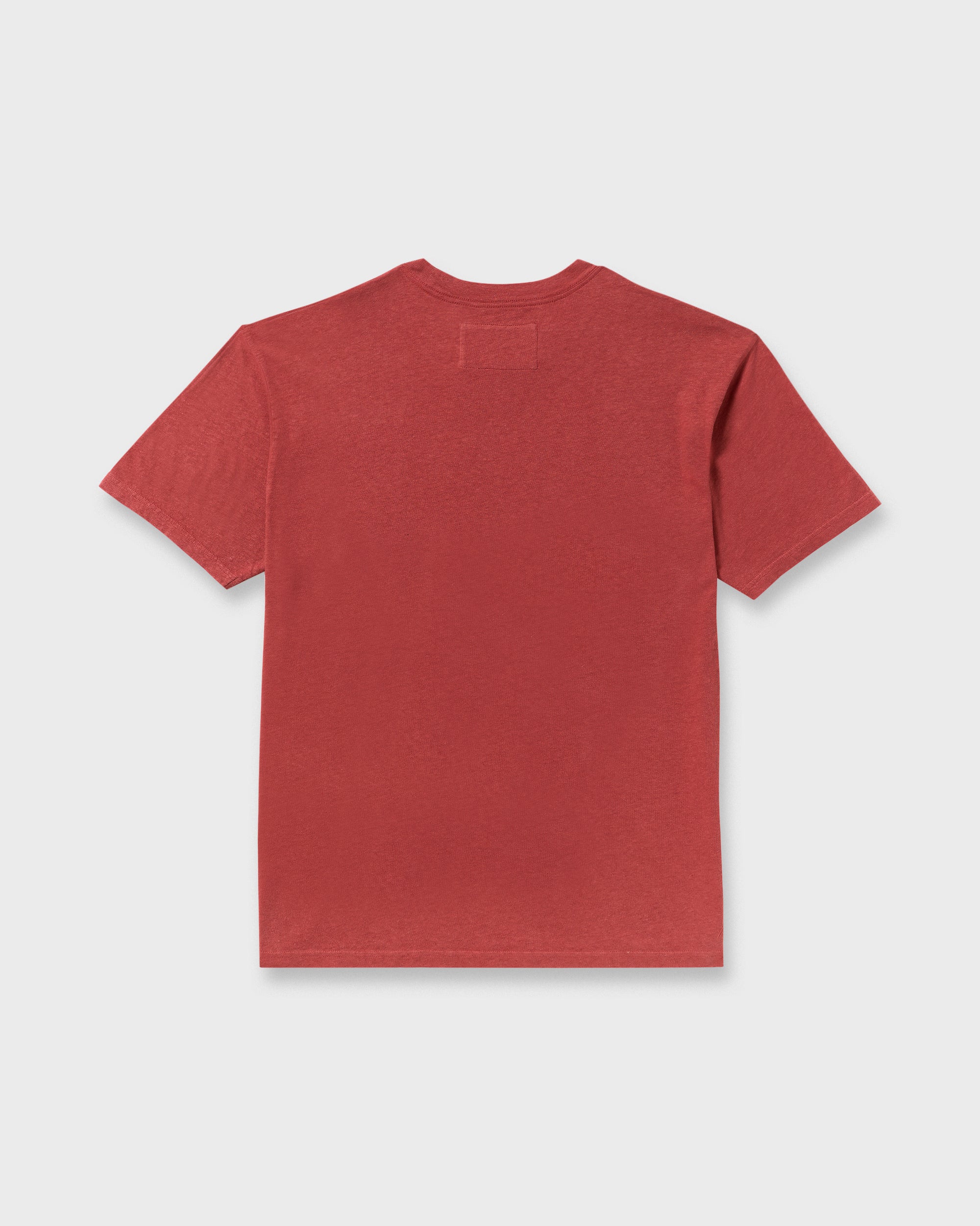 The Label Garage Regular Short Sleeve T-Shirt - Burnt Red - Image 8