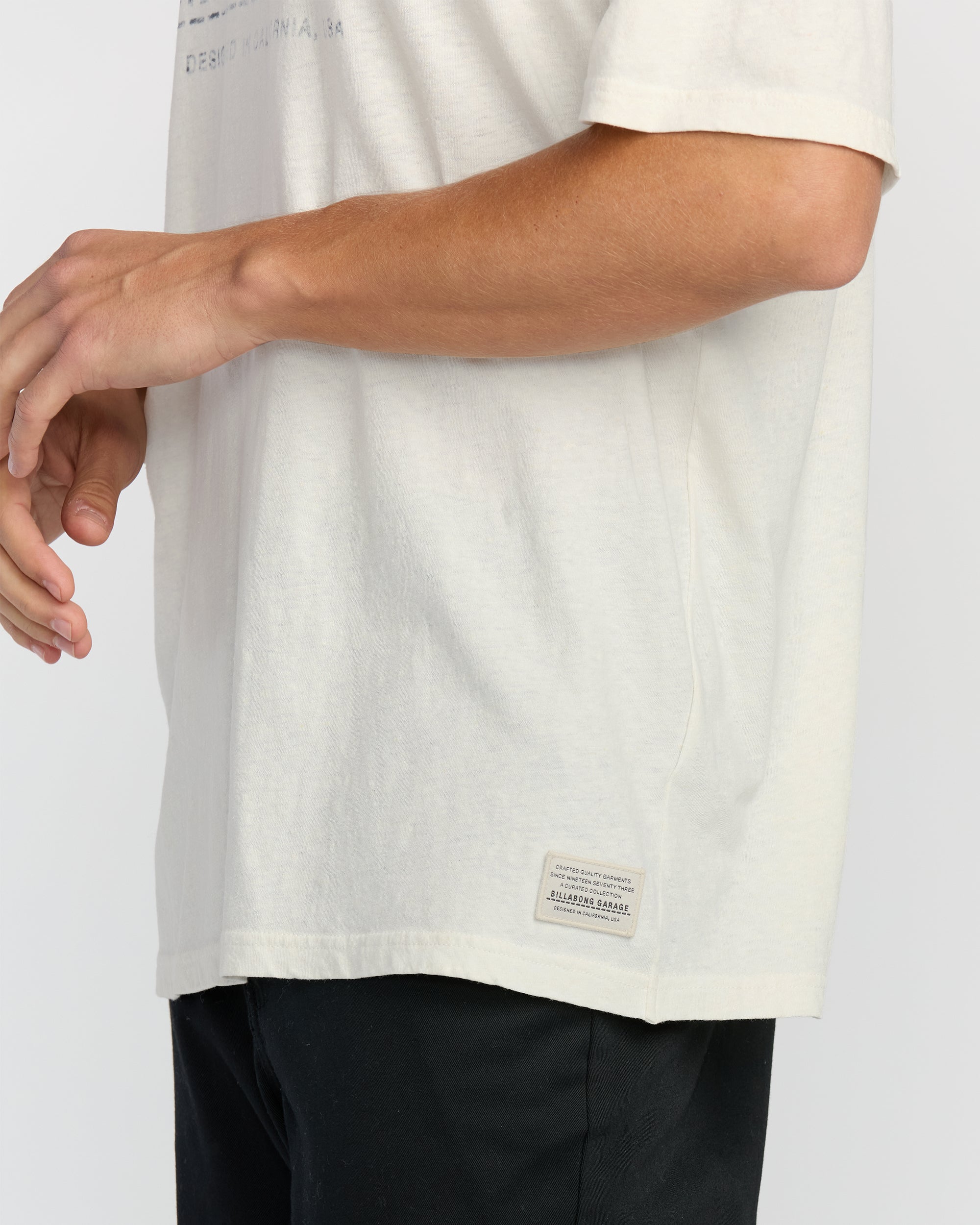 The Label Garage Regular Short Sleeve T-Shirt - Off White - Image 6