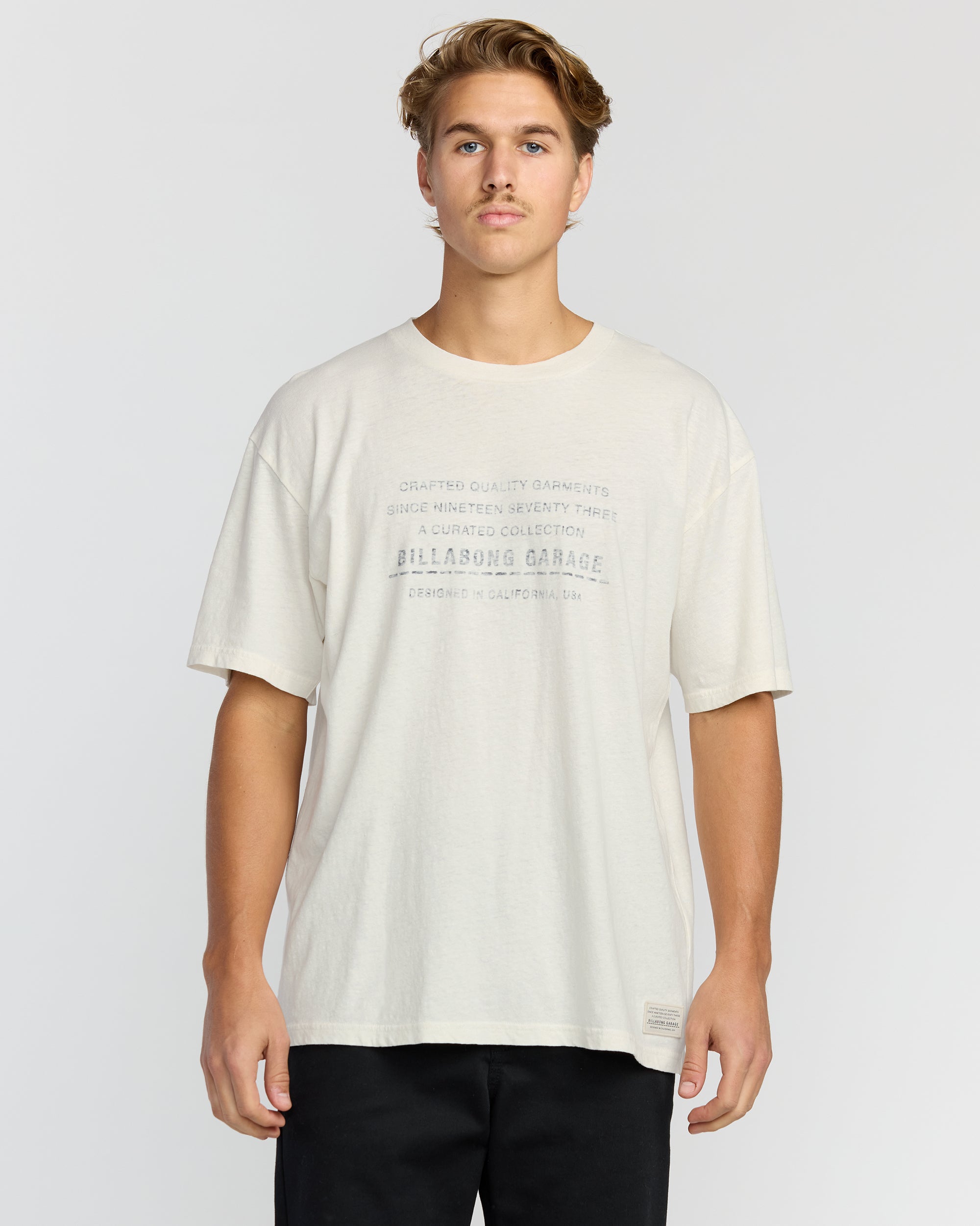 The Label Garage Regular Short Sleeve T-Shirt - Off White