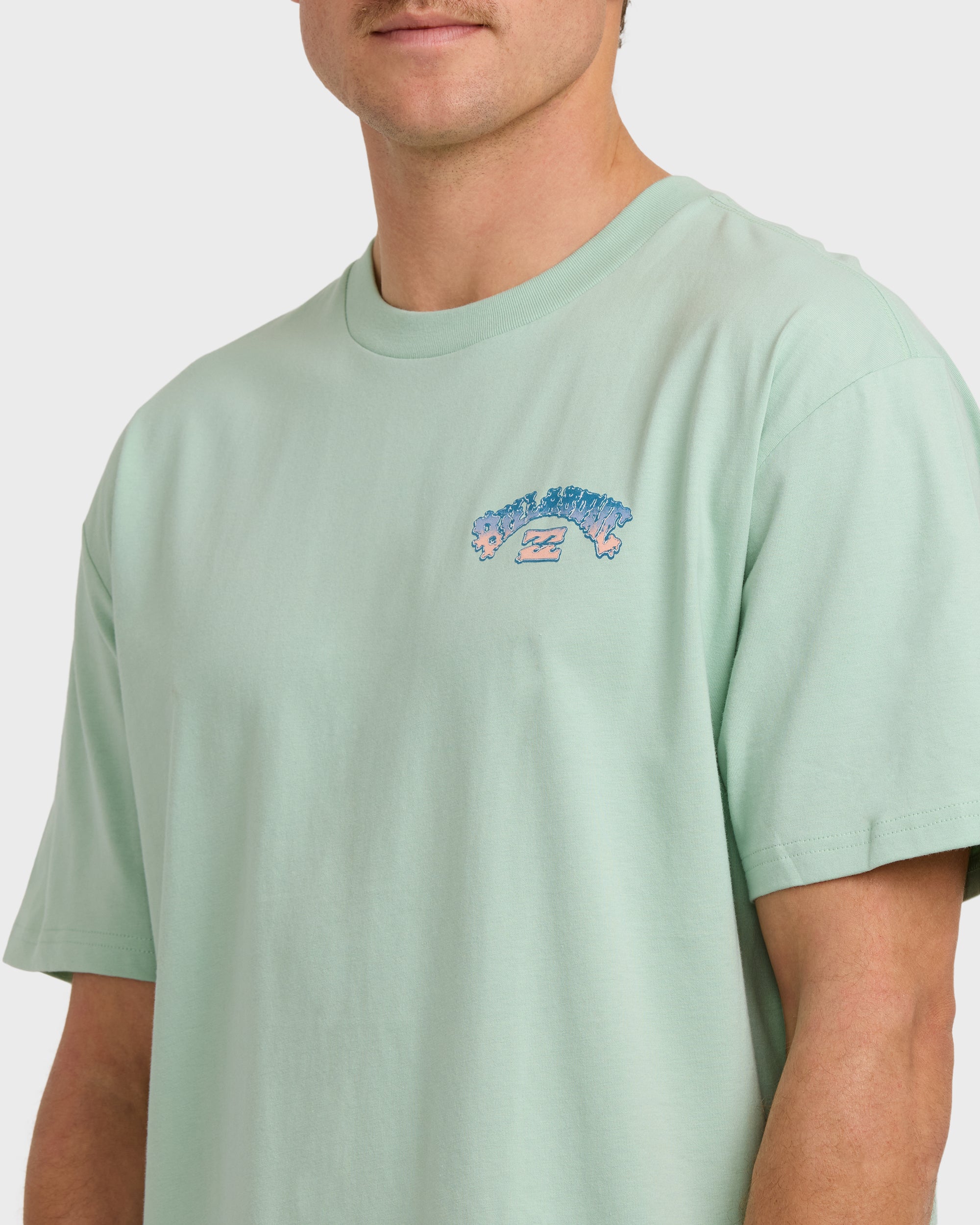 Wax Arch Regular Short Sleeve T-Shirt - Seafoam - Image 5