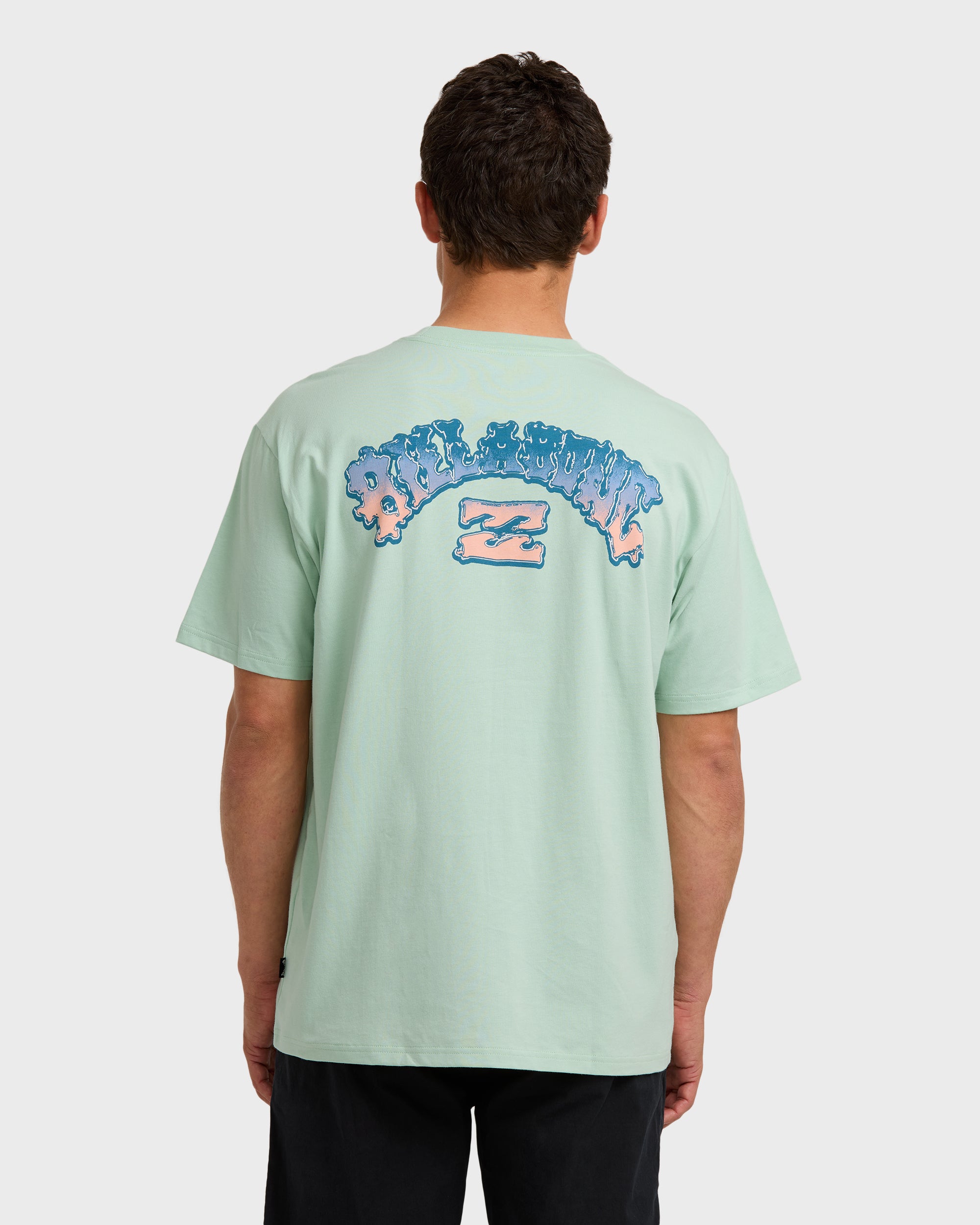 Wax Arch Regular Short Sleeve T-Shirt - Seafoam - Image 2