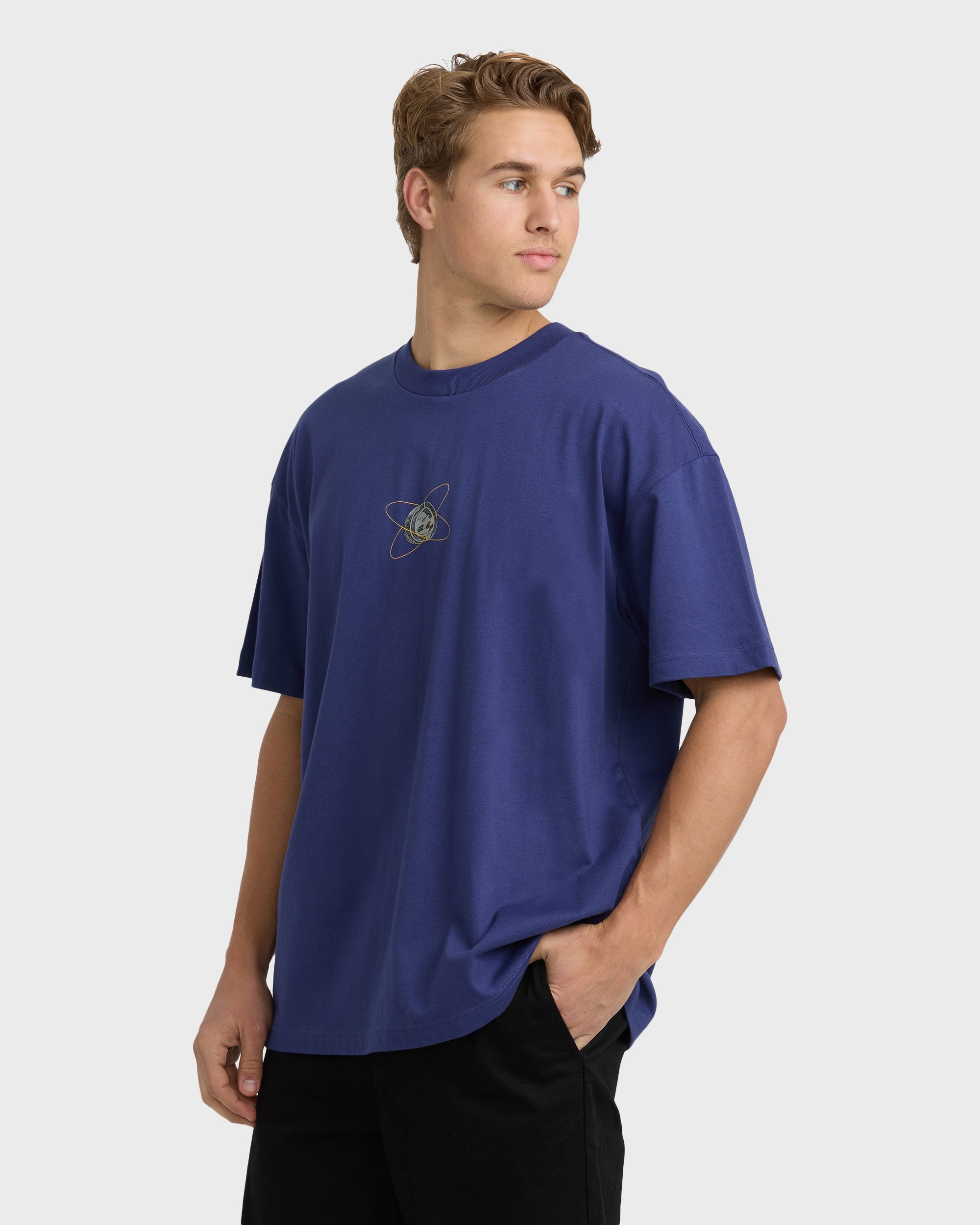 Spec 73 OG Short Sleeve T-Shirt - Vintage Indigo - Image 3
