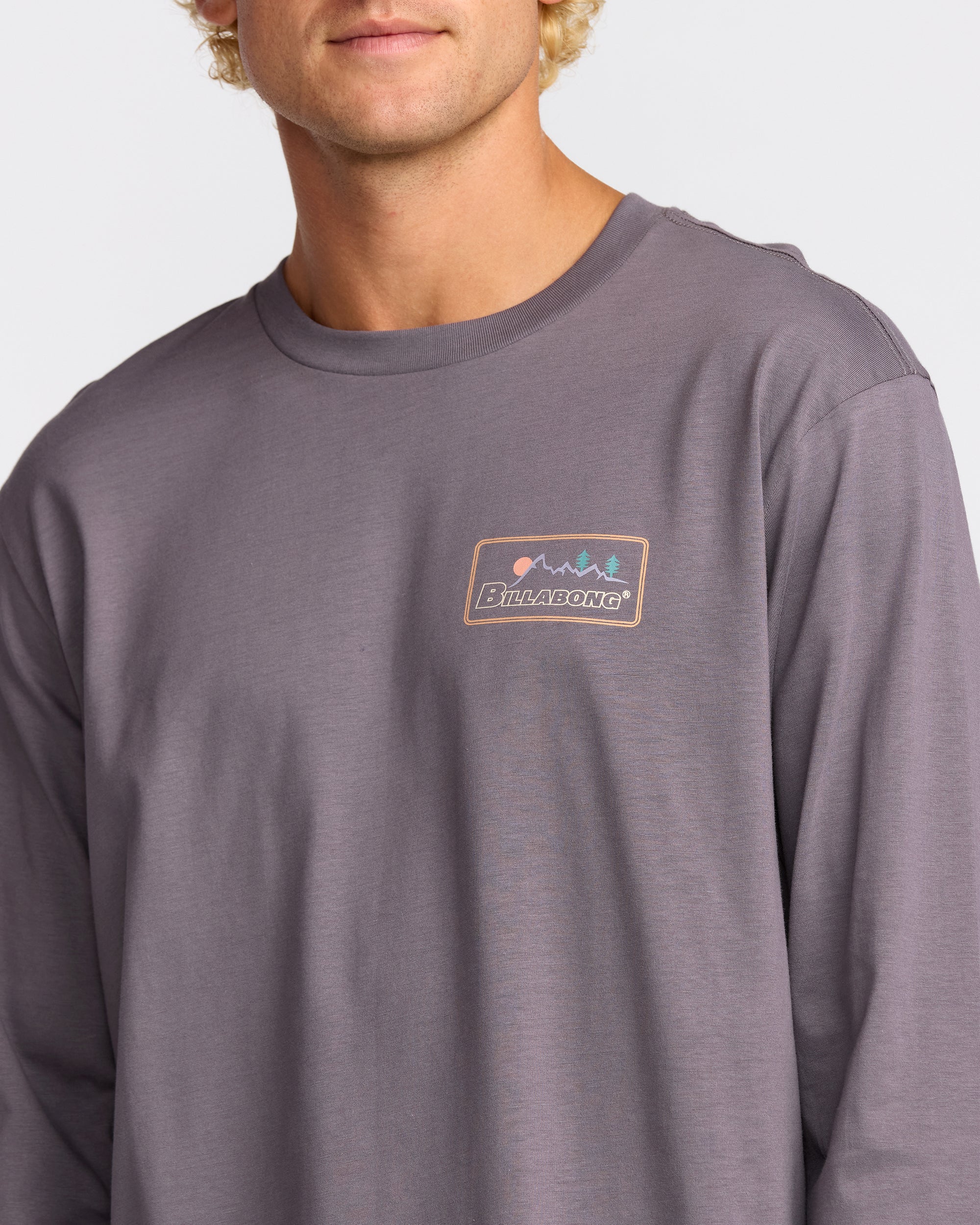 Range A/Div Long Sleeve T-Shirt - Grey Violet - Image 5