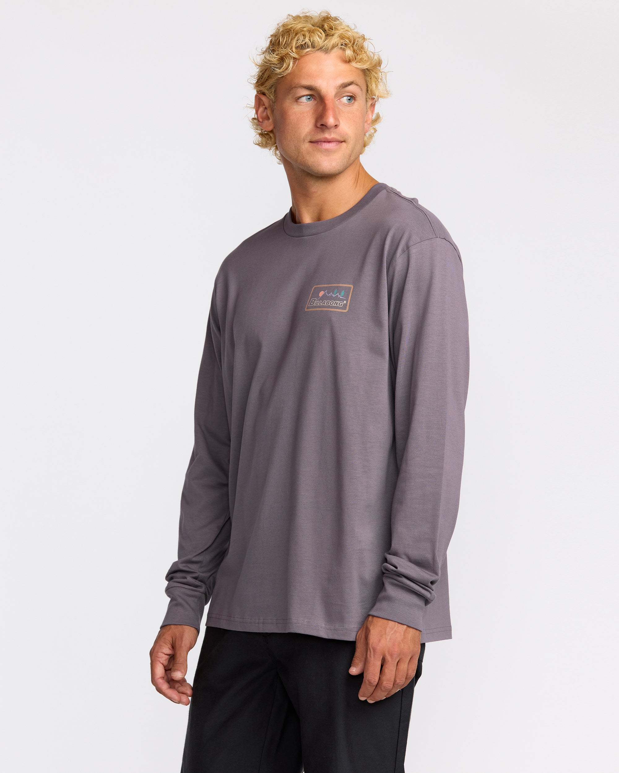 Range A/Div Long Sleeve T-Shirt - Grey Violet - Image 3