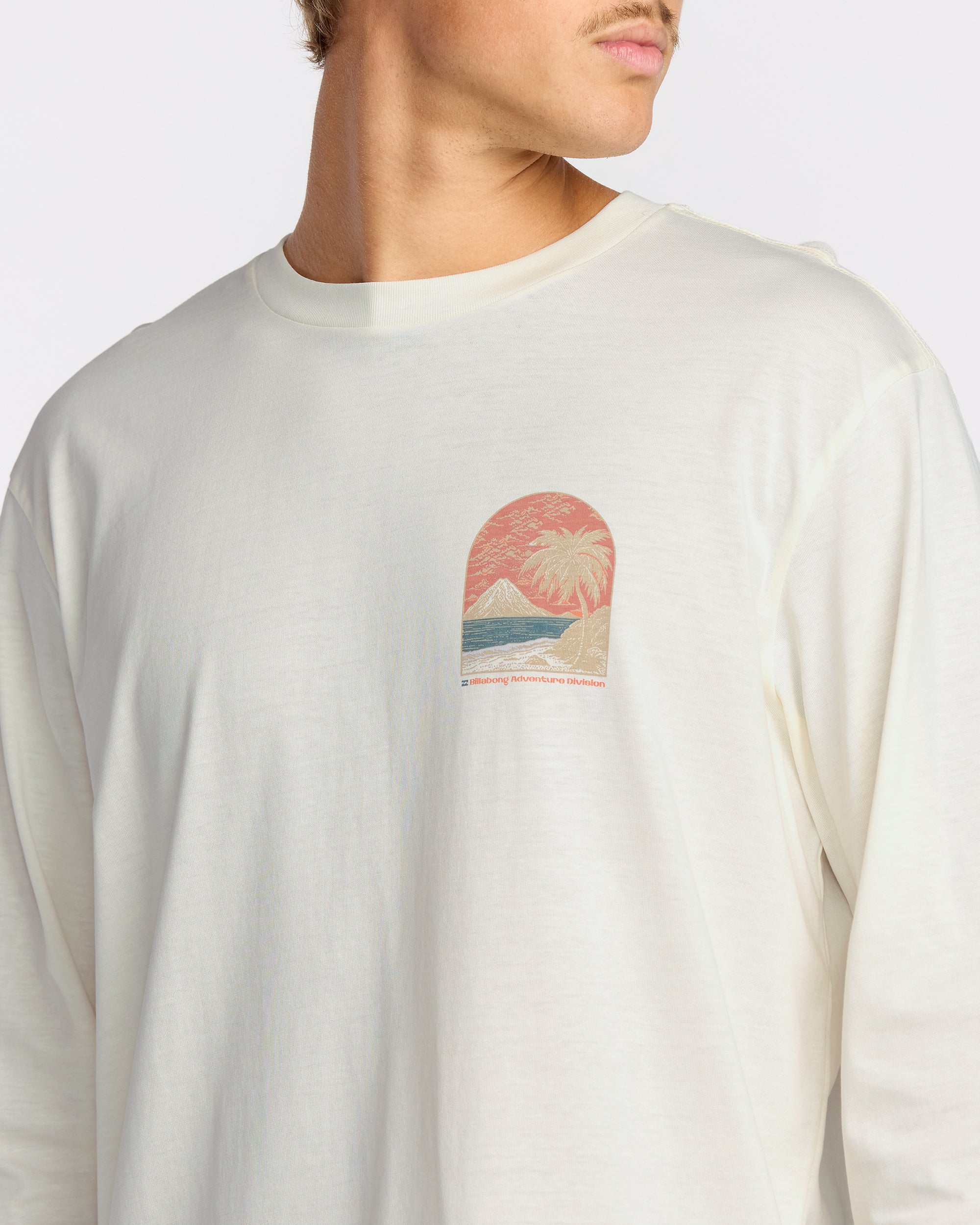 Coastal Range A/Div Long Sleeve T-Shirt - Off White - Image 4