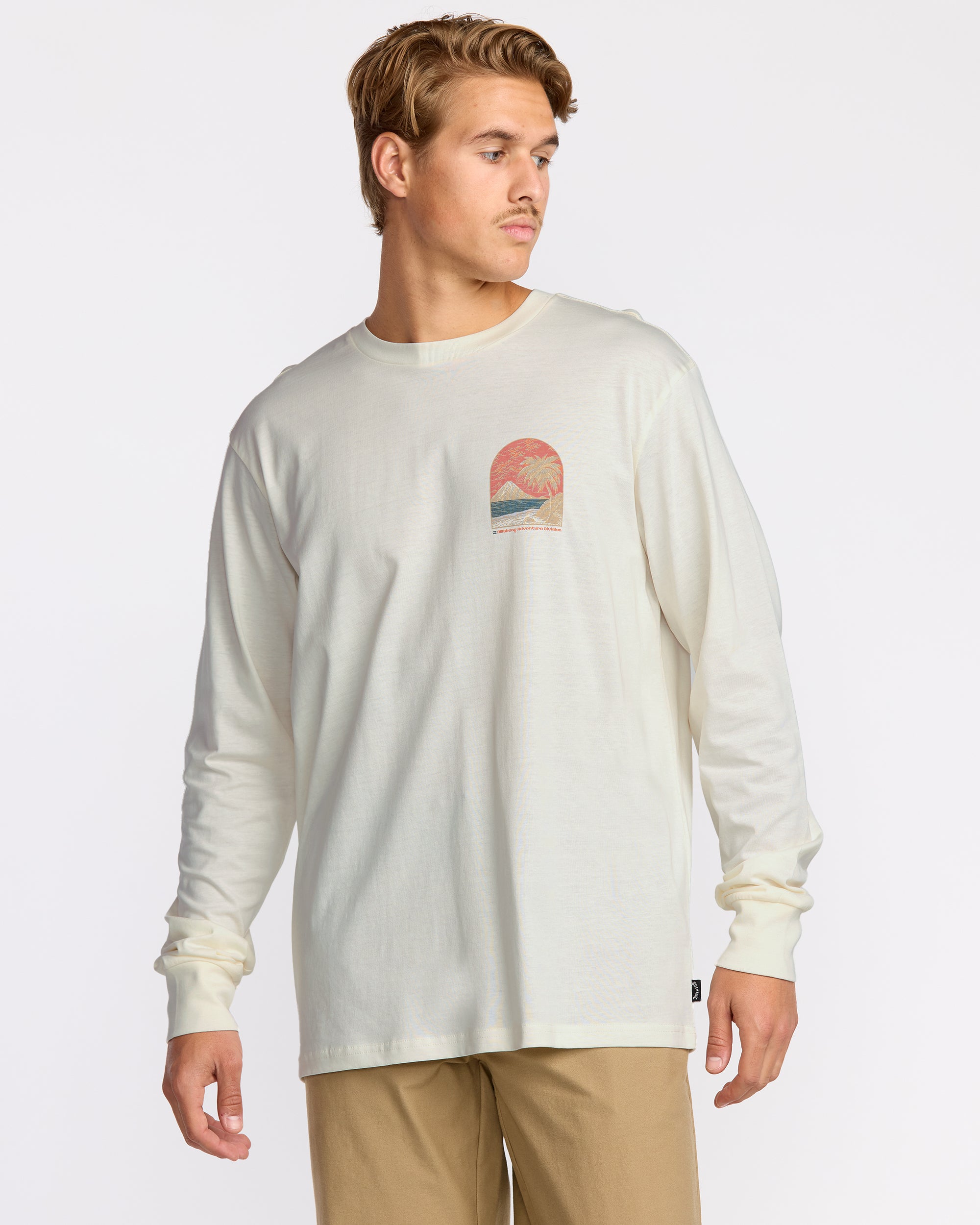 Coastal Range A/Div Long Sleeve T-Shirt - Off White - Image 2