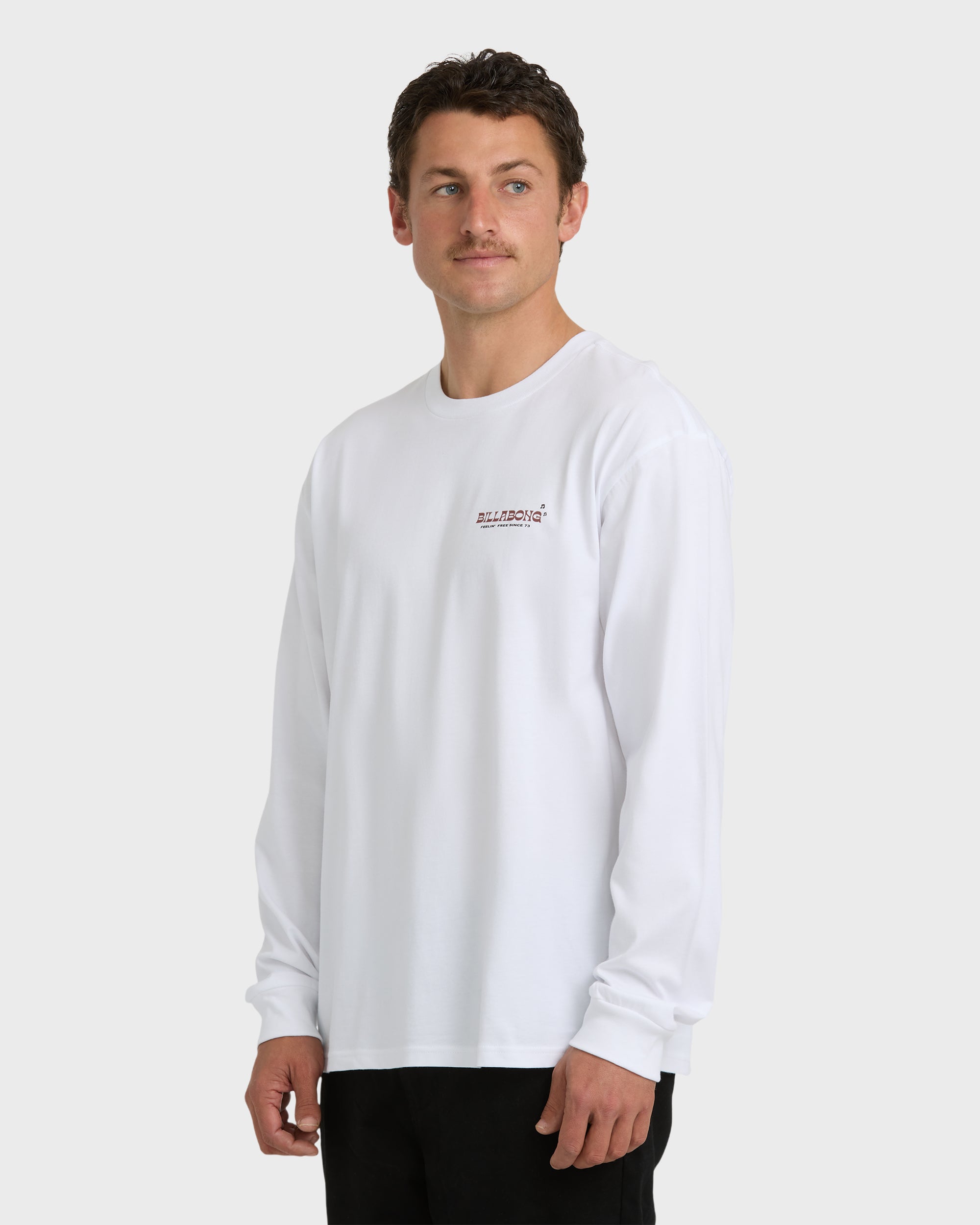 Under The Sun Regular Long Sleeve T-Shirt - White - Image 3