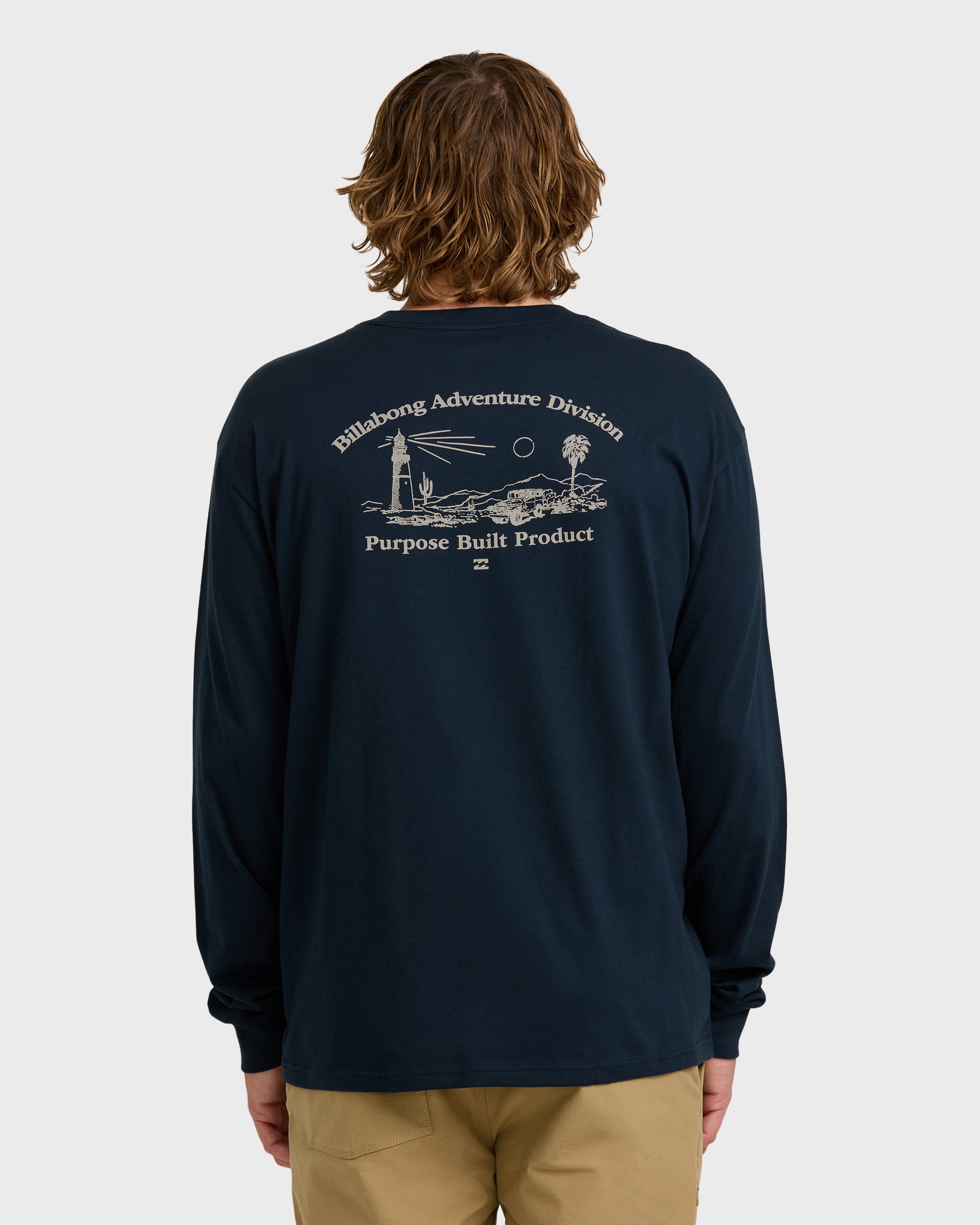 A/Div Scenic Route Long Sleeve T-Shirt - Navy - Image 2