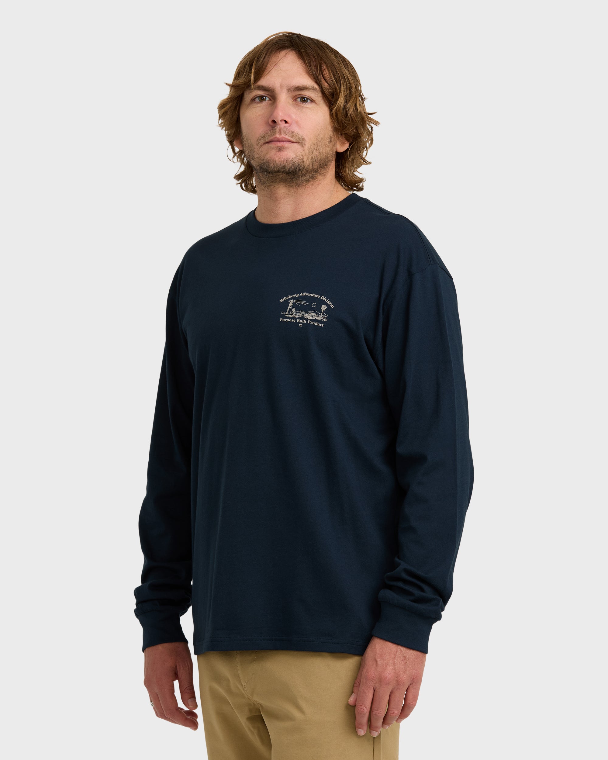 A/Div Scenic Route Long Sleeve T-Shirt - Navy - Image 3