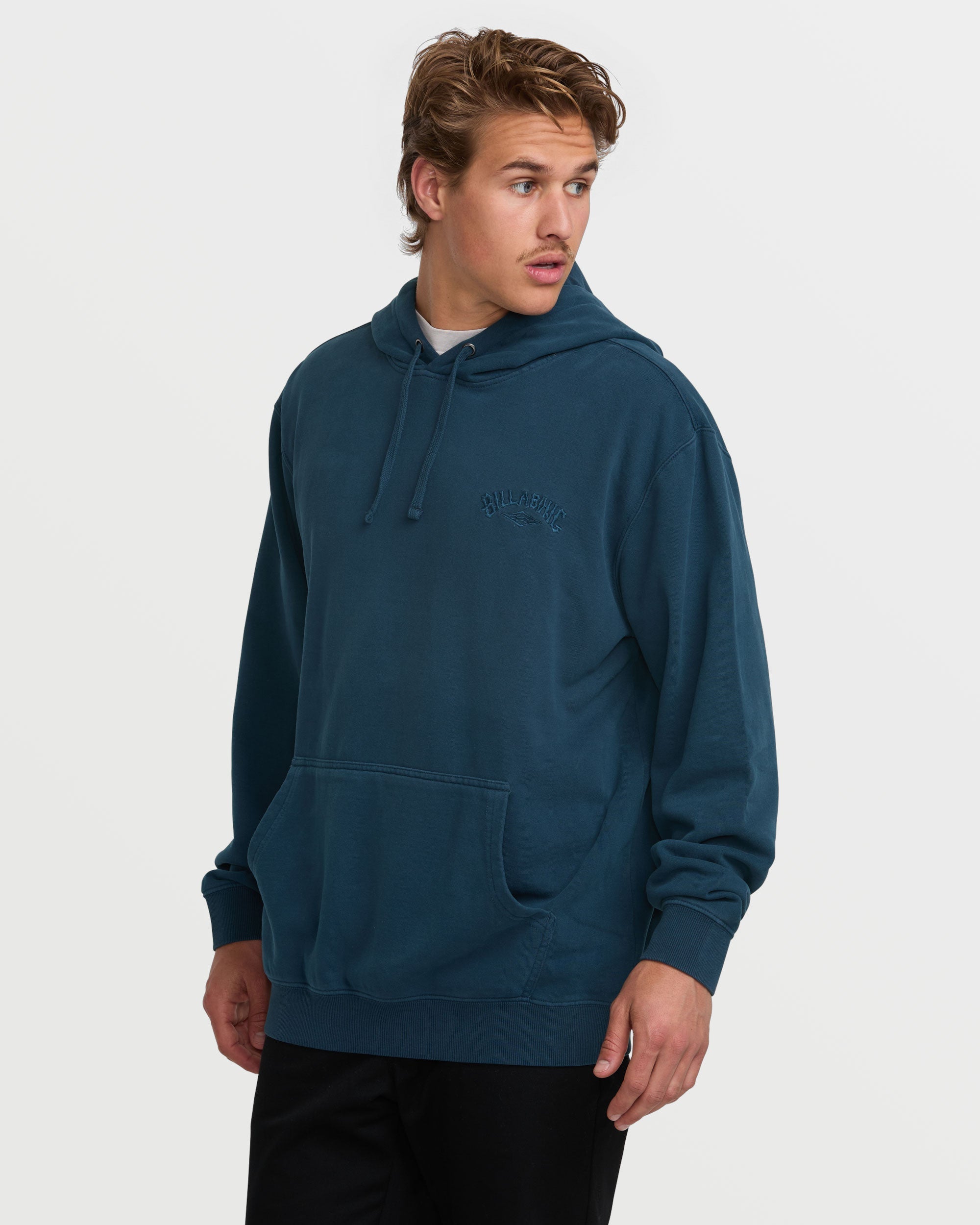 Wave Washed Pullover Sweatshirt - Midnight - Image 3