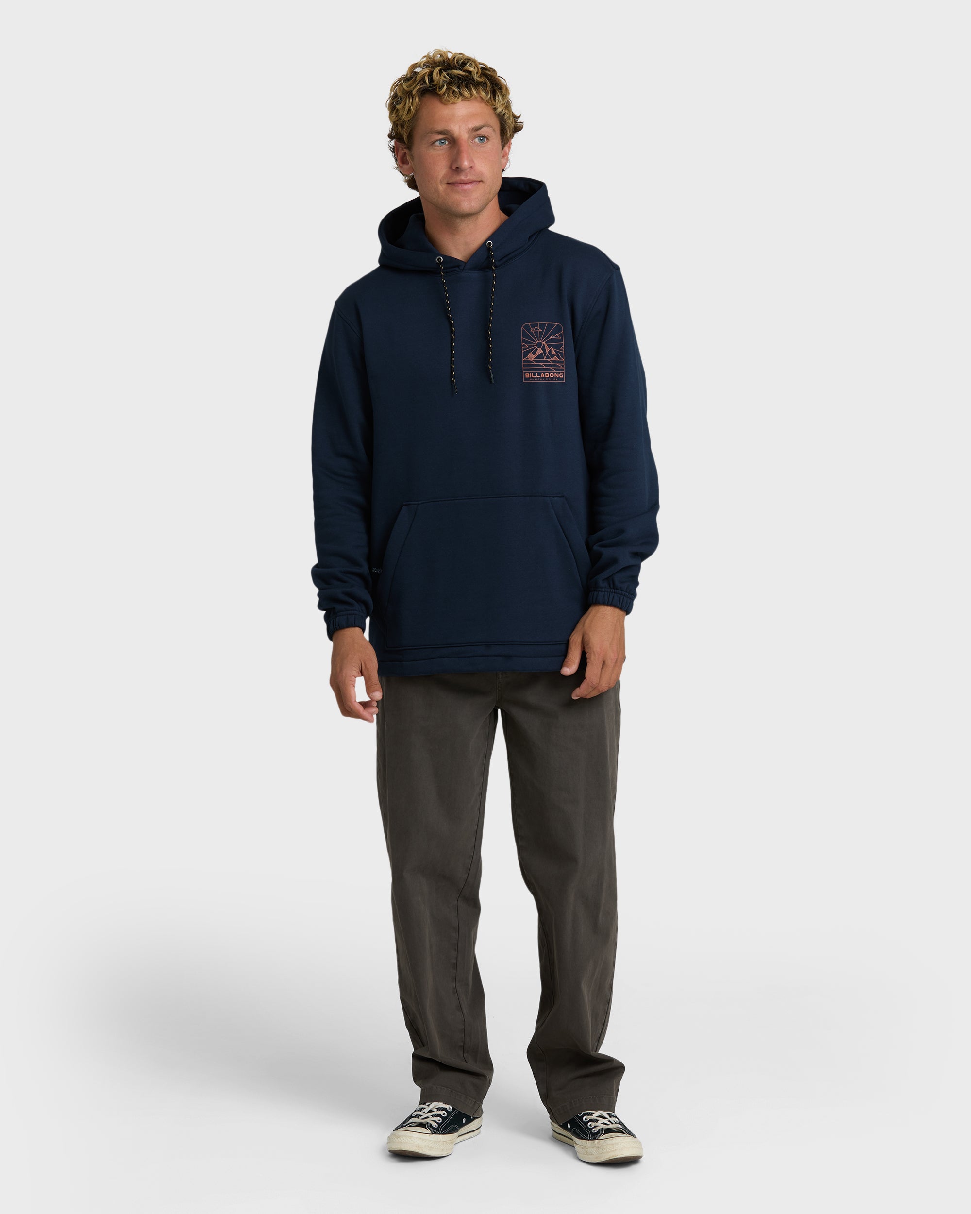 Compass Pullover Sweatshirt - Navy - Image 4