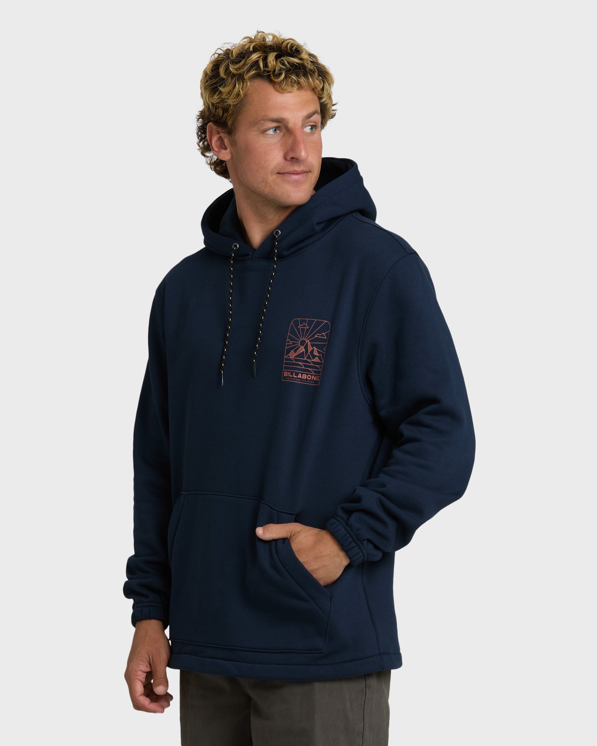 Compass Pullover Sweatshirt - Navy - Image 2