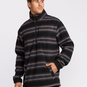 Boundary Mock Sweatshirt - Black