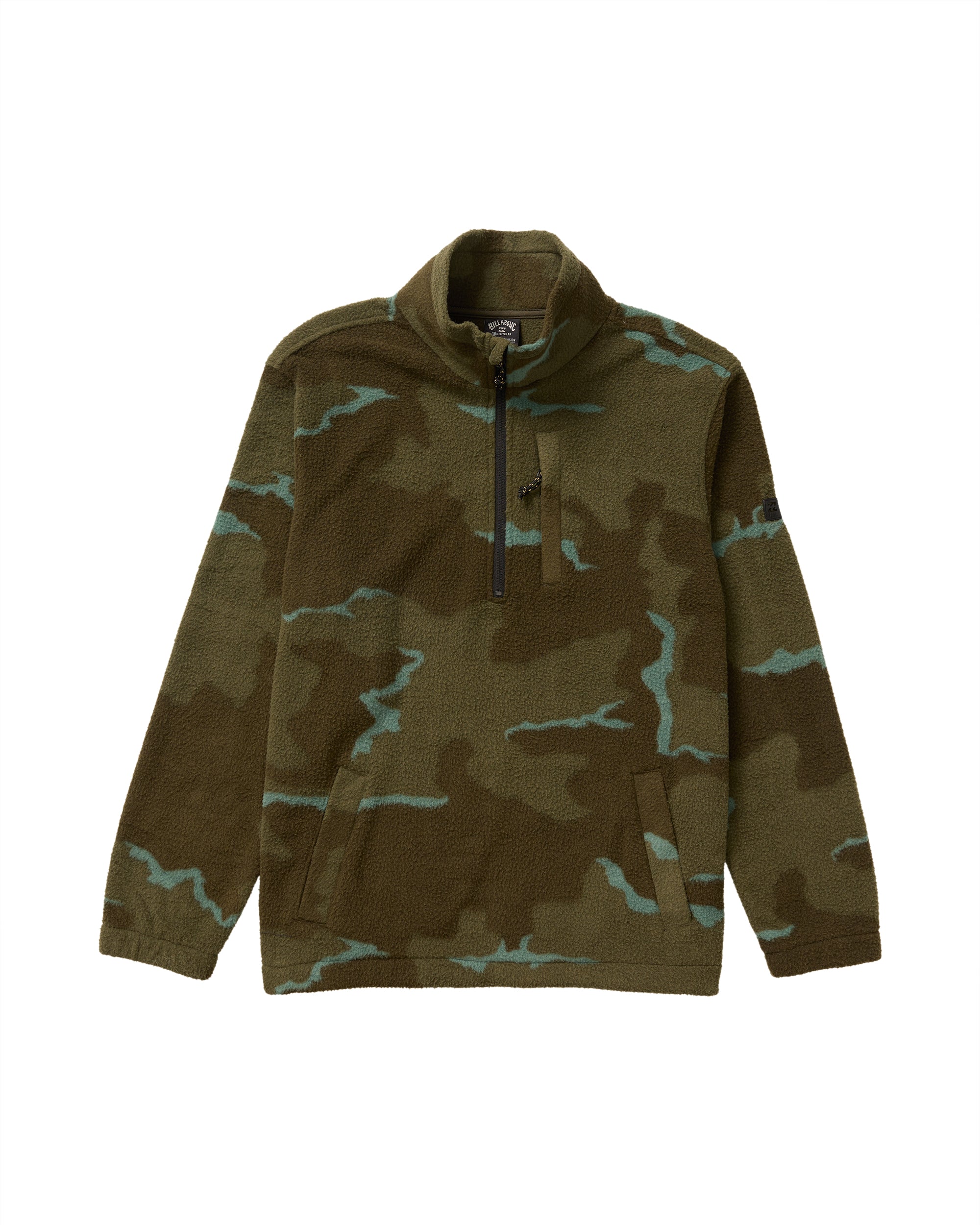 Boundary Mock Sweatshirt - Military Camo